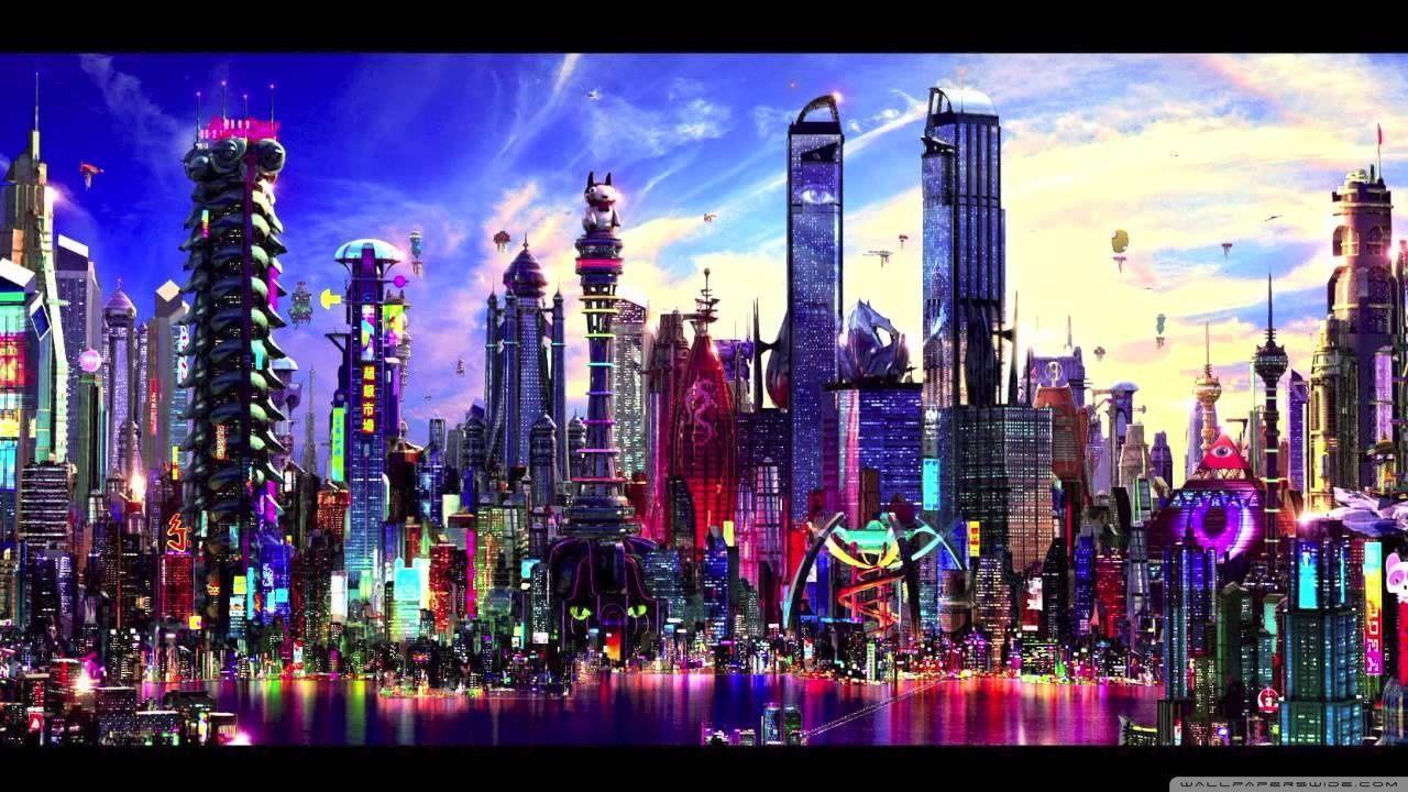 Futuristic City Wallpapers Top Free Futuristic City Backgrounds