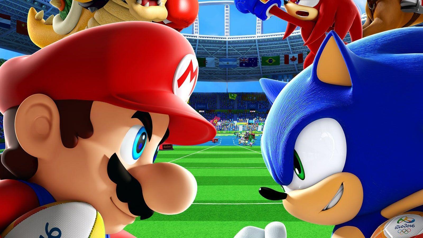 Mario Sonic Wallpapers Top Free Mario Sonic Backgrounds WallpaperAccess