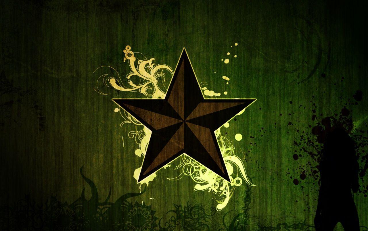 Green Star Wallpapers Top Free Green Star Backgrounds WallpaperAccess