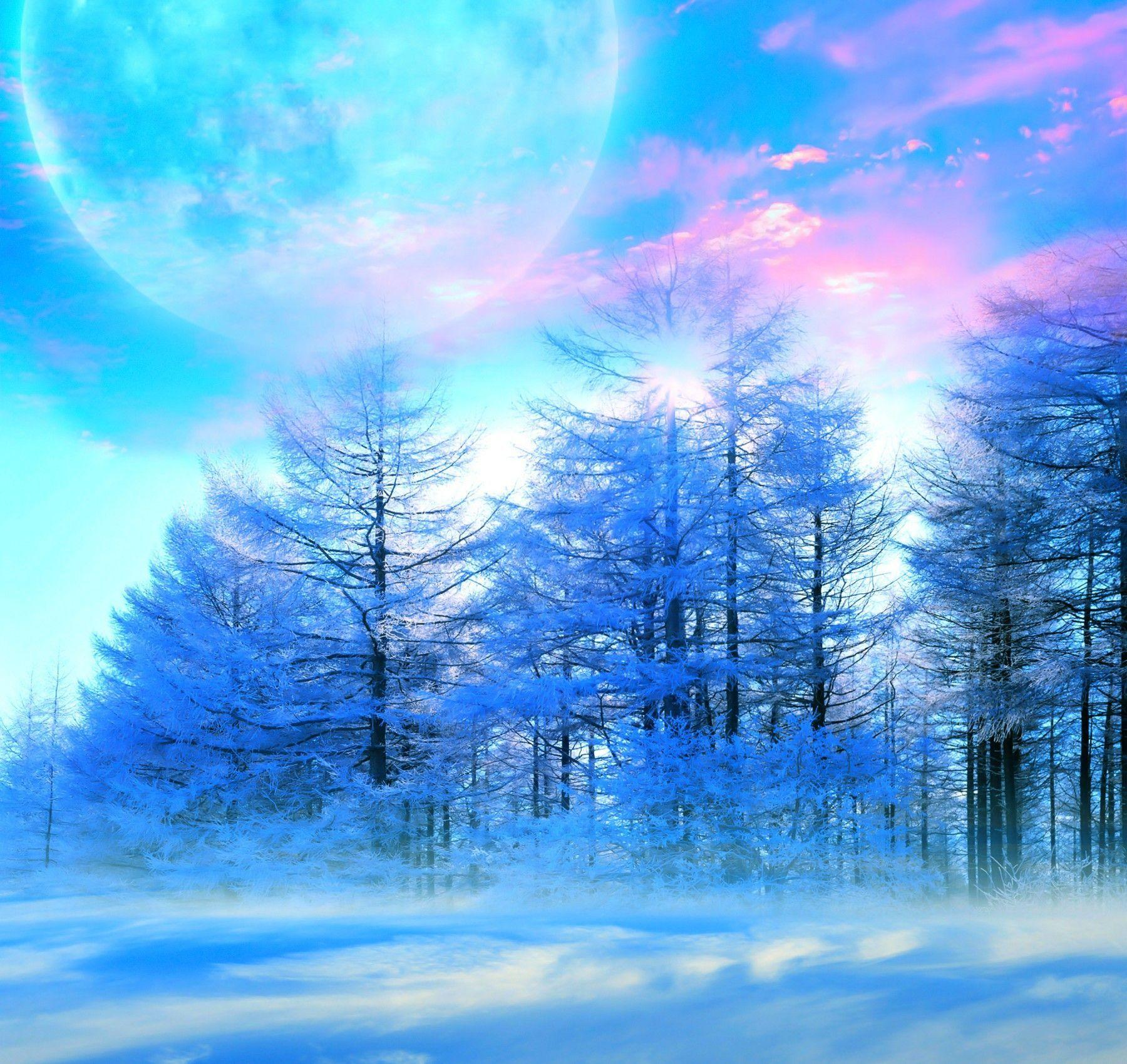 Blue Snow Wallpapers Top Free Blue Snow Backgrounds WallpaperAccess