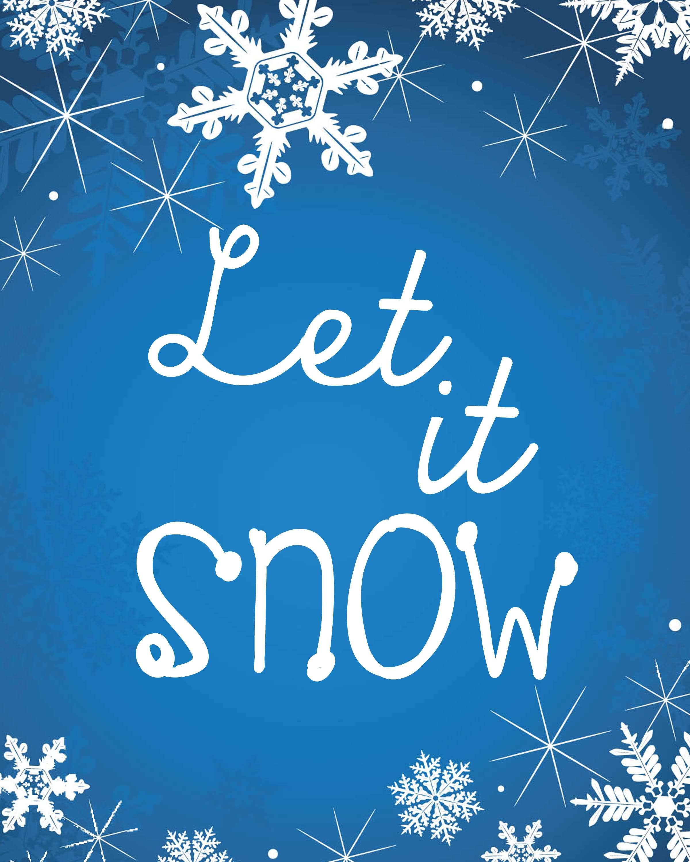 Let It Snow Wallpapers Top Free Let It Snow Backgrounds WallpaperAccess
