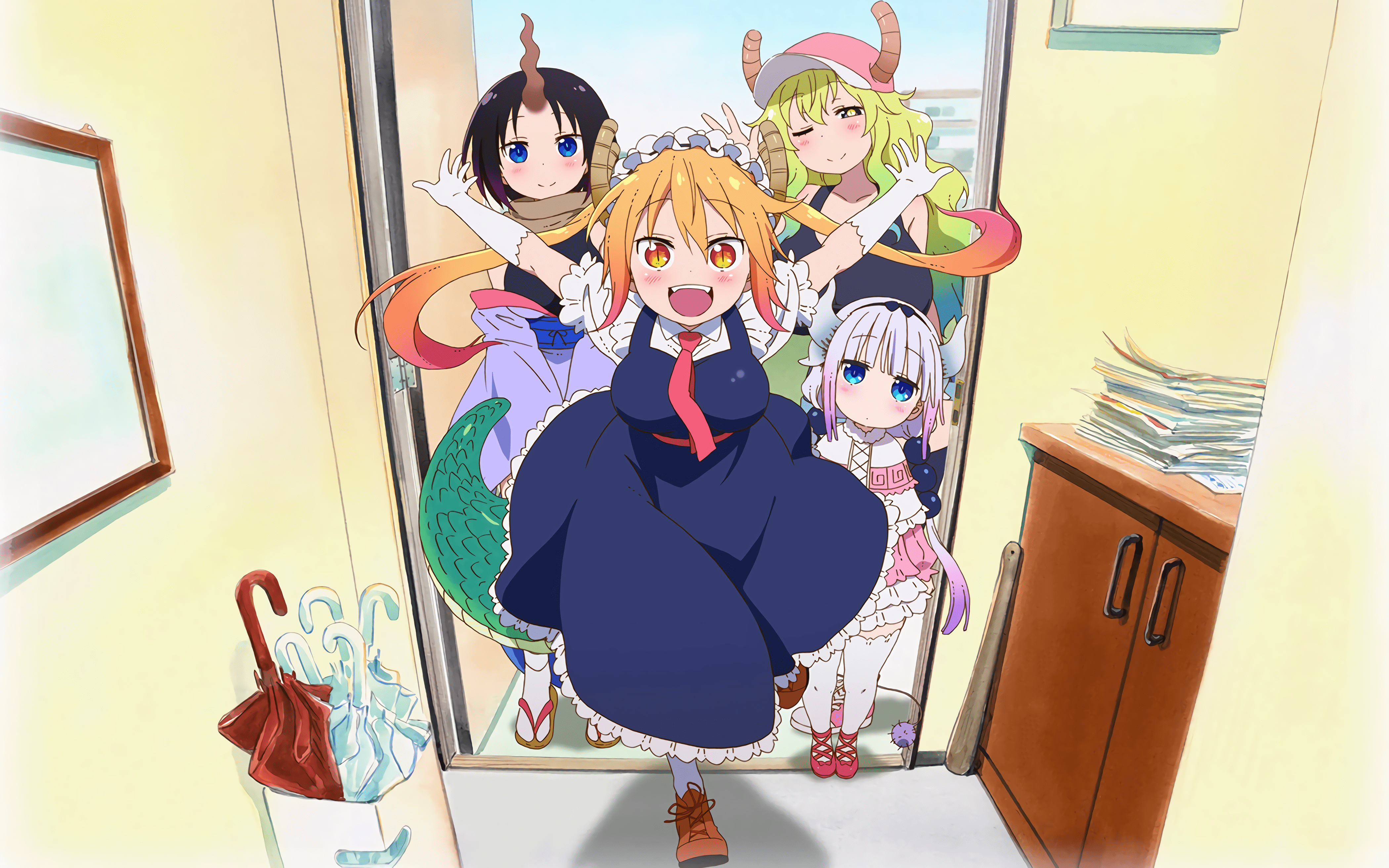 Miss Kobayashi's Dragon Maid Wallpapers Top Free Miss Kobayashi's