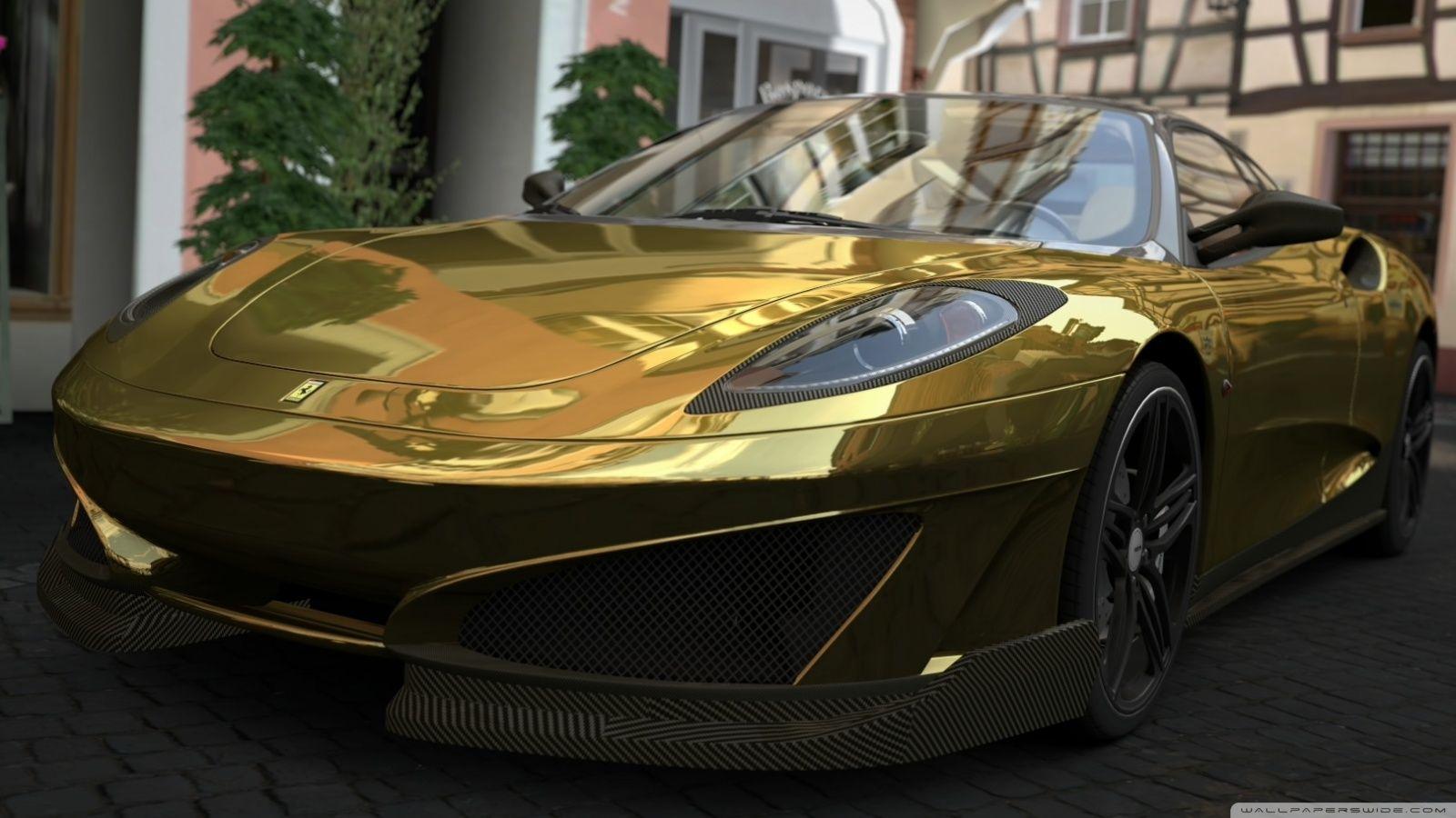 Gold Ferrari Wallpapers Top Free Gold Ferrari Backgrounds