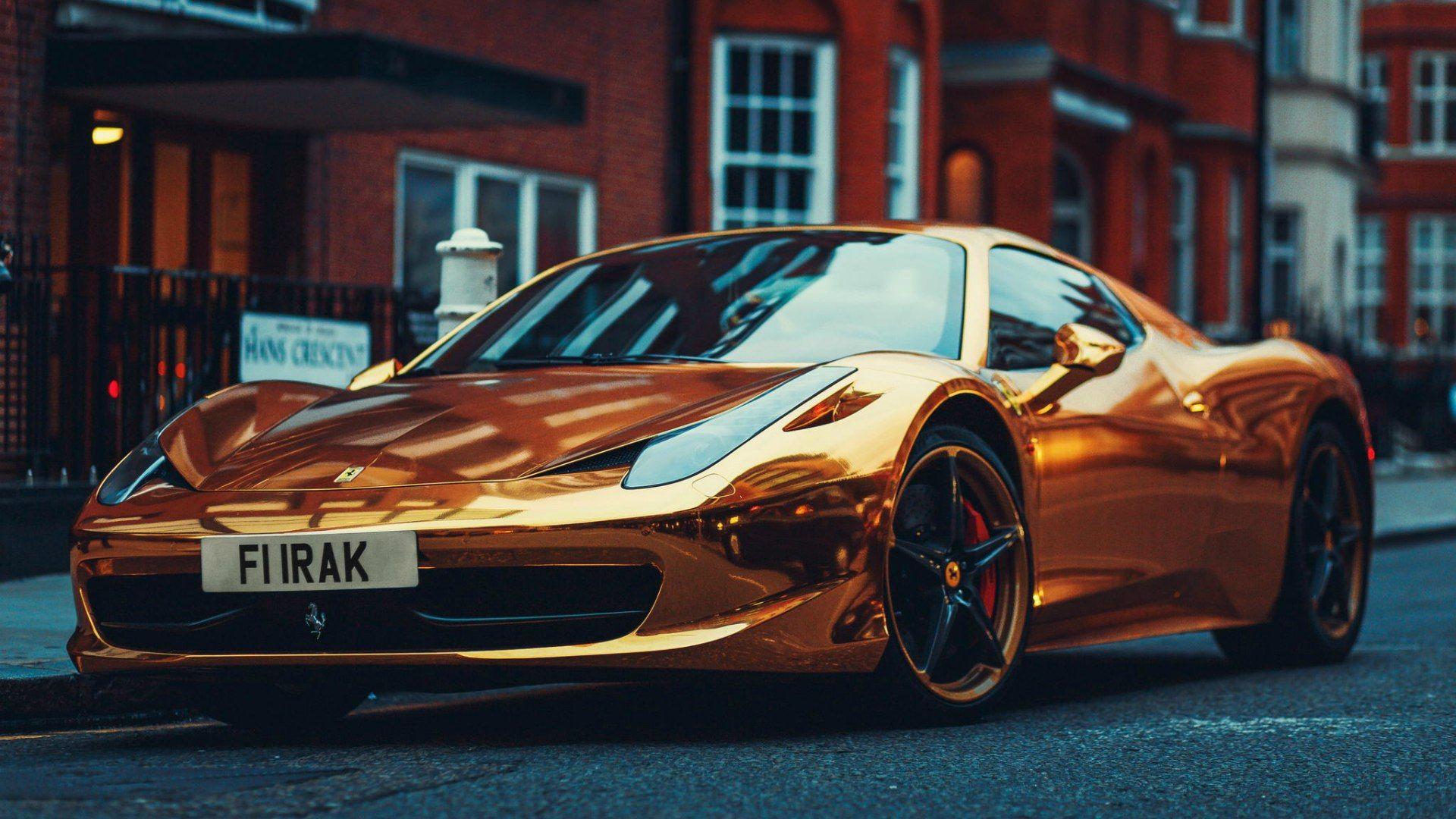 Gold Ferrari Wallpapers Top Free Gold Ferrari Backgrounds