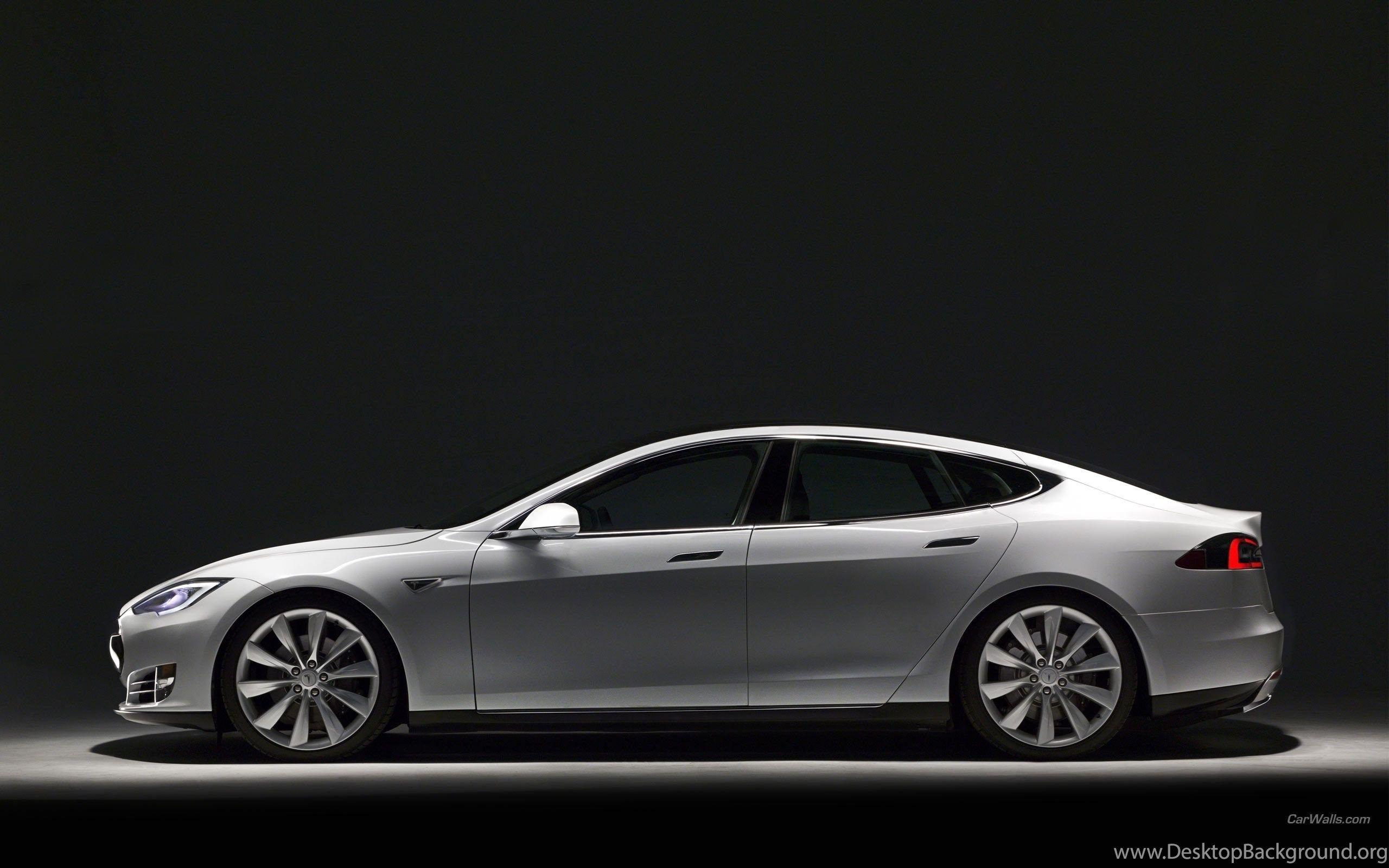 Black Tesla Model X Wallpaper