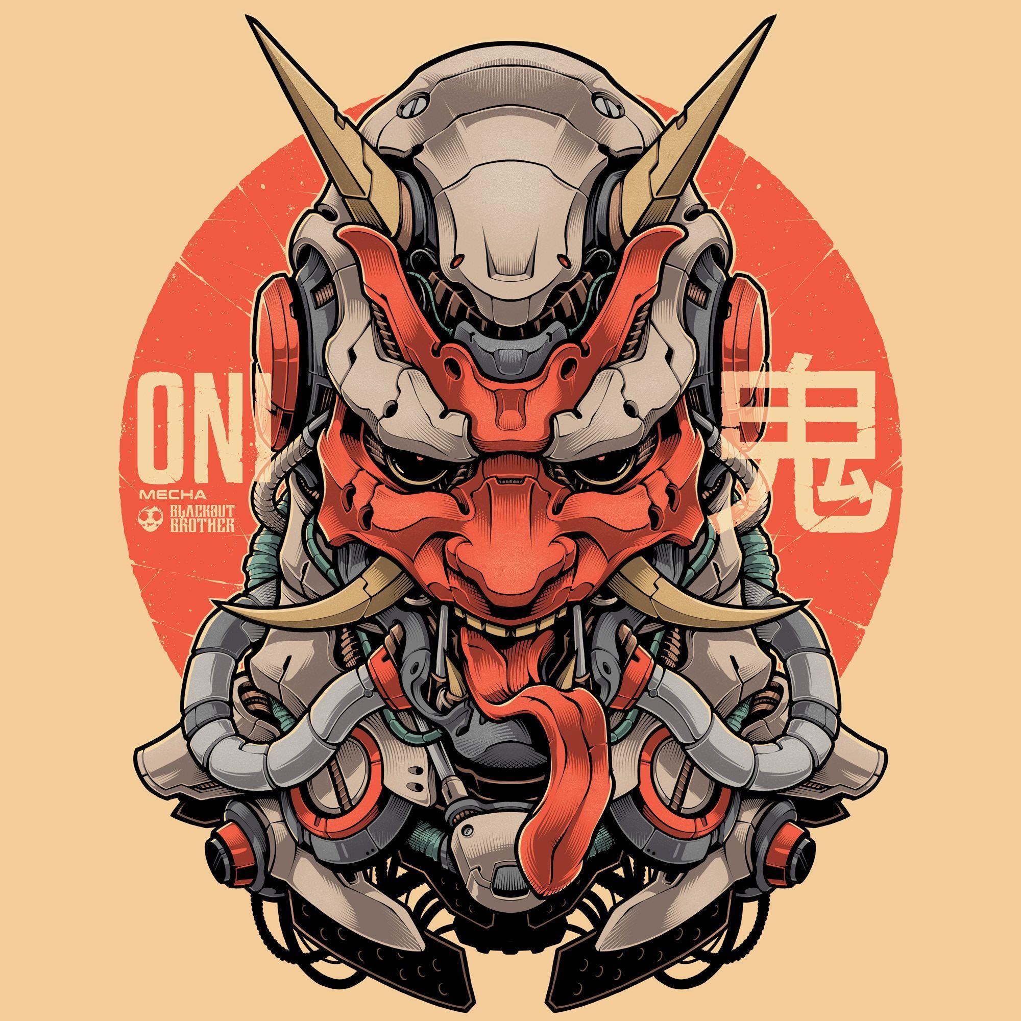 Japanese Oni Wallpapers Top Free Japanese Oni Backgrounds WallpaperAccess