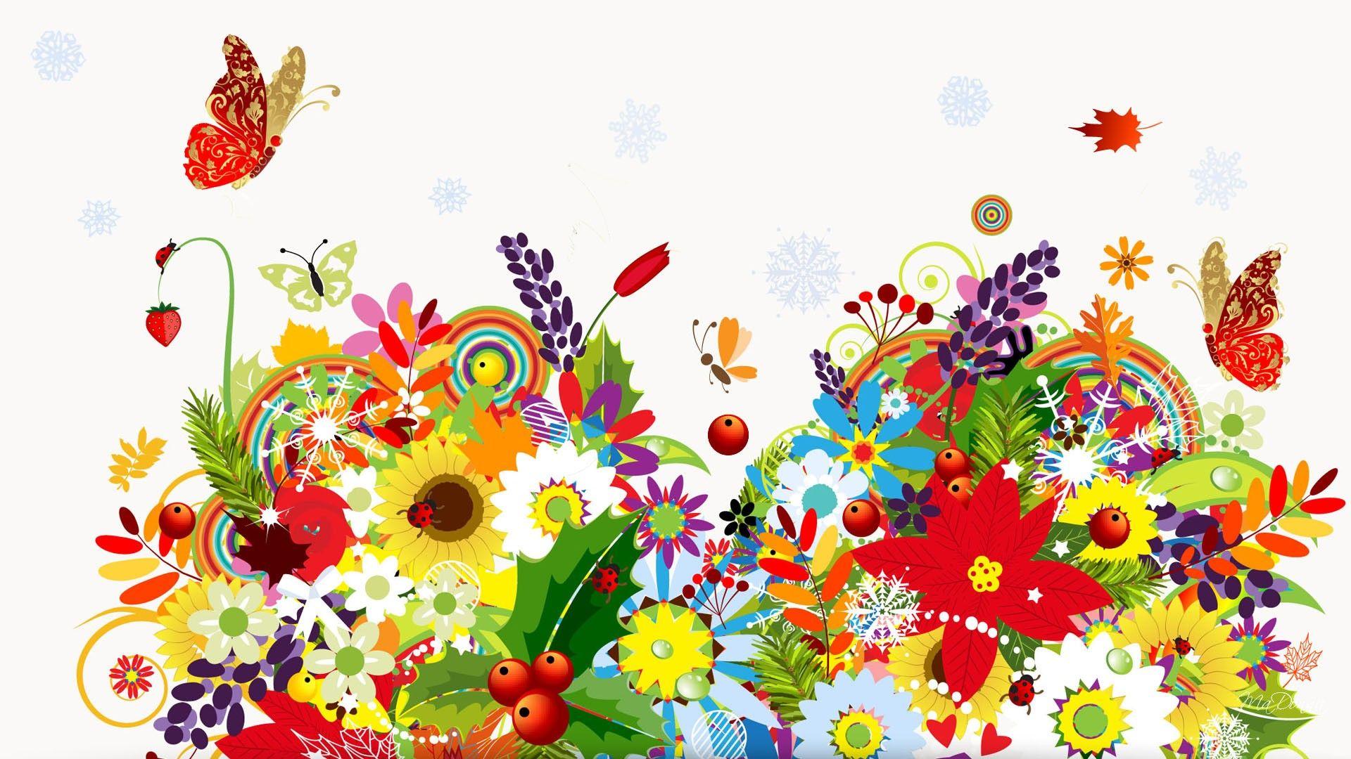 Spring Cartoon Wallpapers Top Free Spring Cartoon Backgrounds