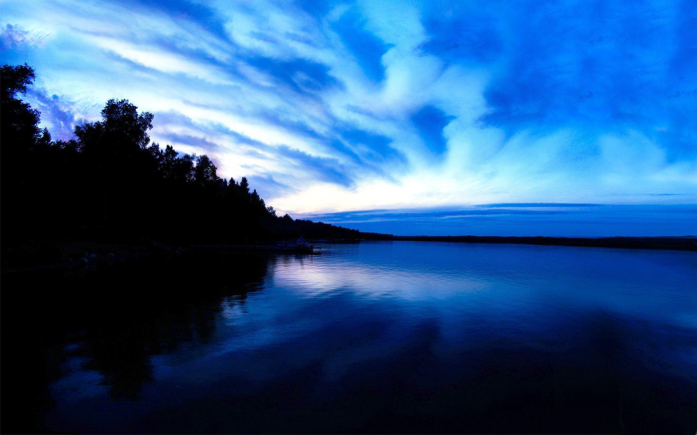 Blue Landscape Wallpapers Top Free Blue Landscape Backgrounds