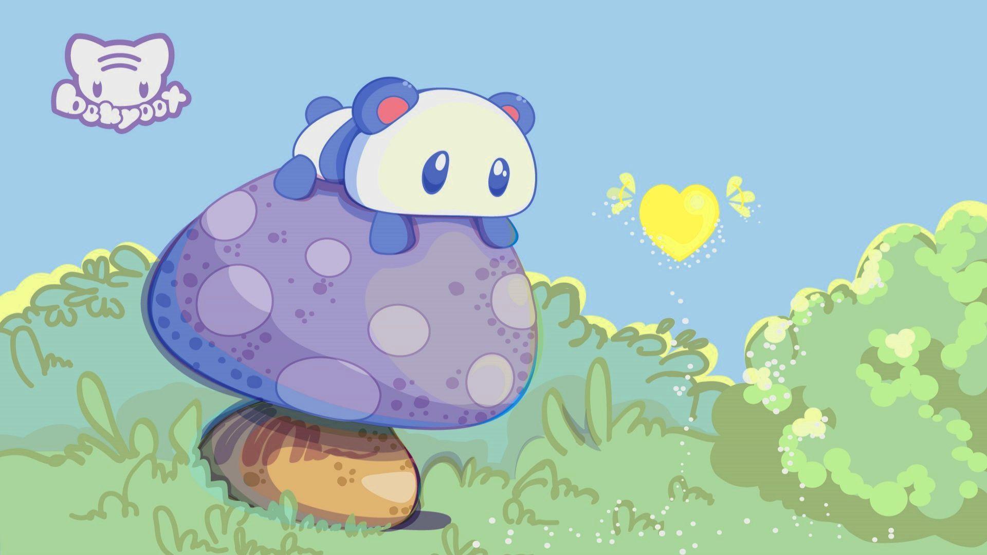 Kawaii Dinosaur Background