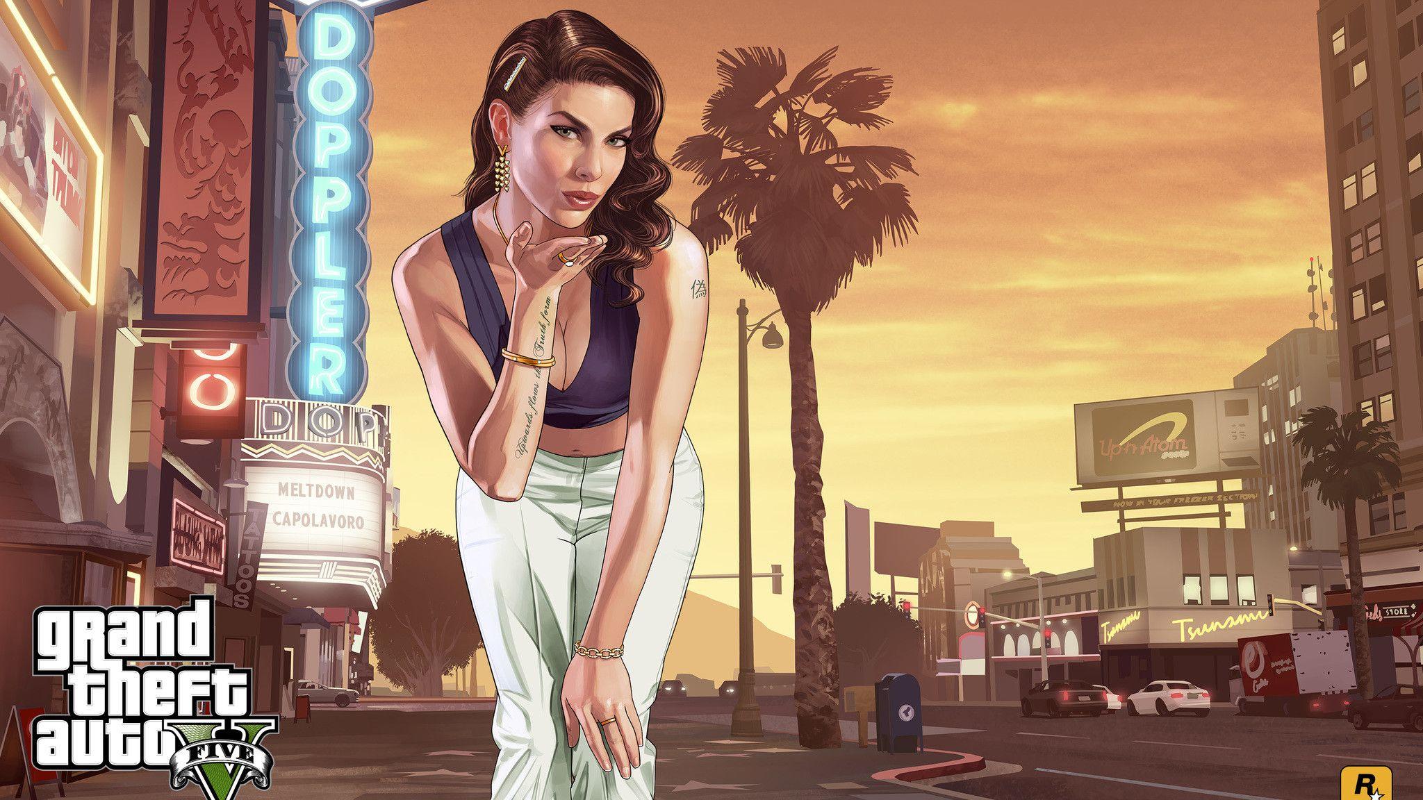 GTA 5 Girl Wallpapers Top Free GTA 5 Girl Backgrounds WallpaperAccess