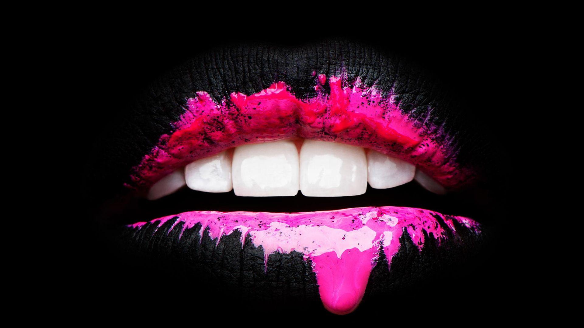 Pink Lips Wallpapers Top Free Pink Lips Backgrounds WallpaperAccess