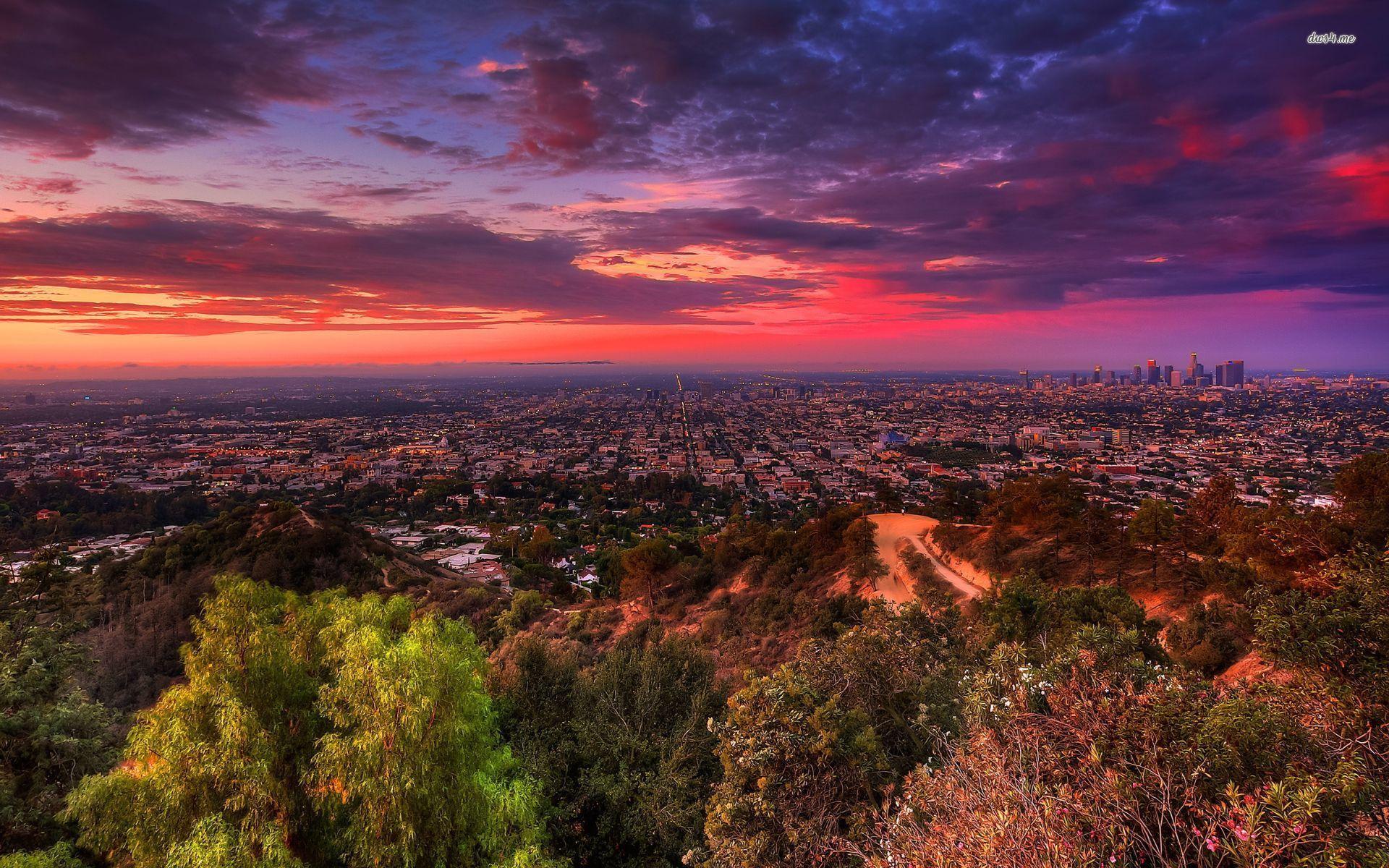 Los Angeles Sunset Wallpapers Top Free Los Angeles Sunset Backgrounds