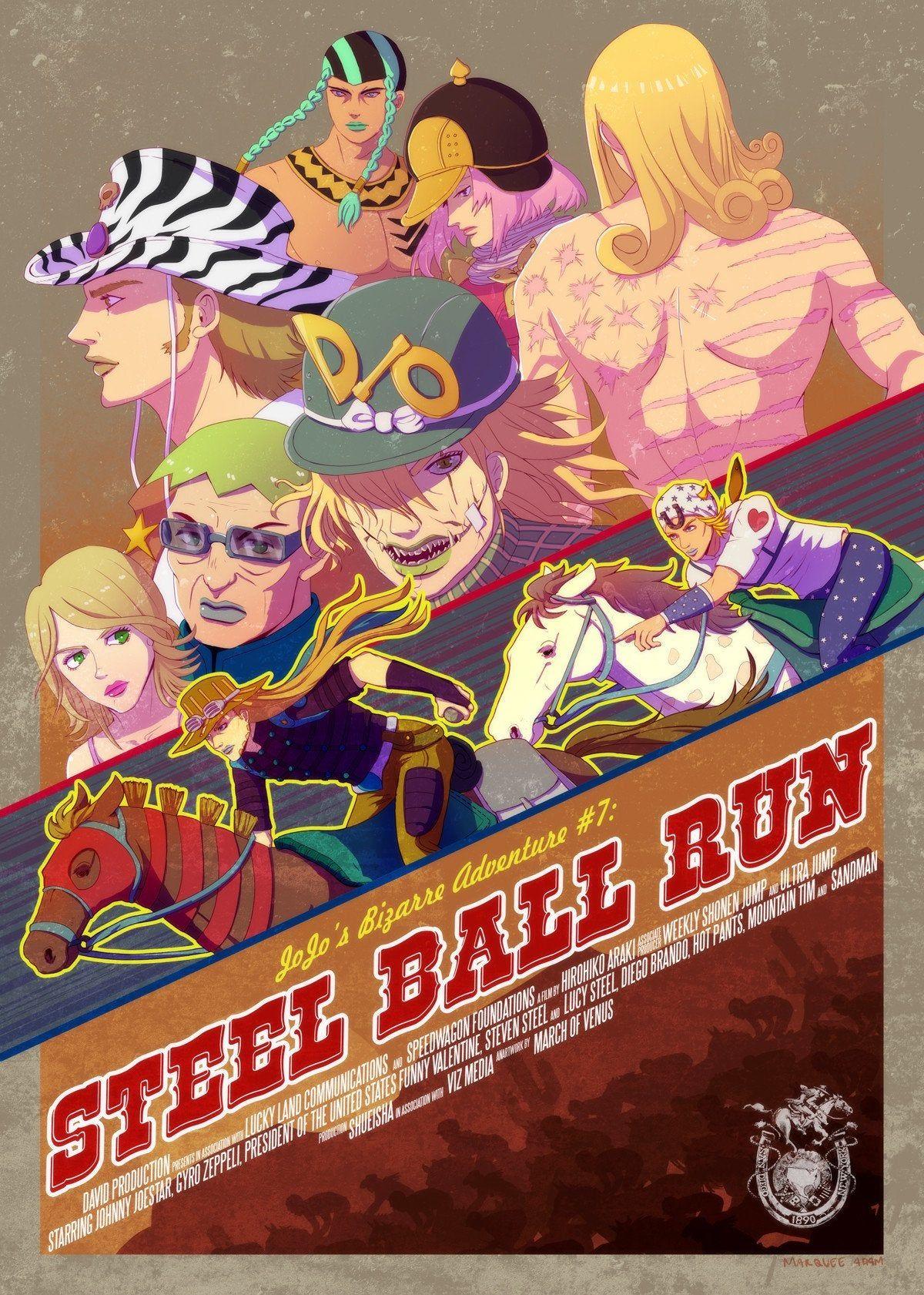 Steel Ball Run Wallpaper 4K