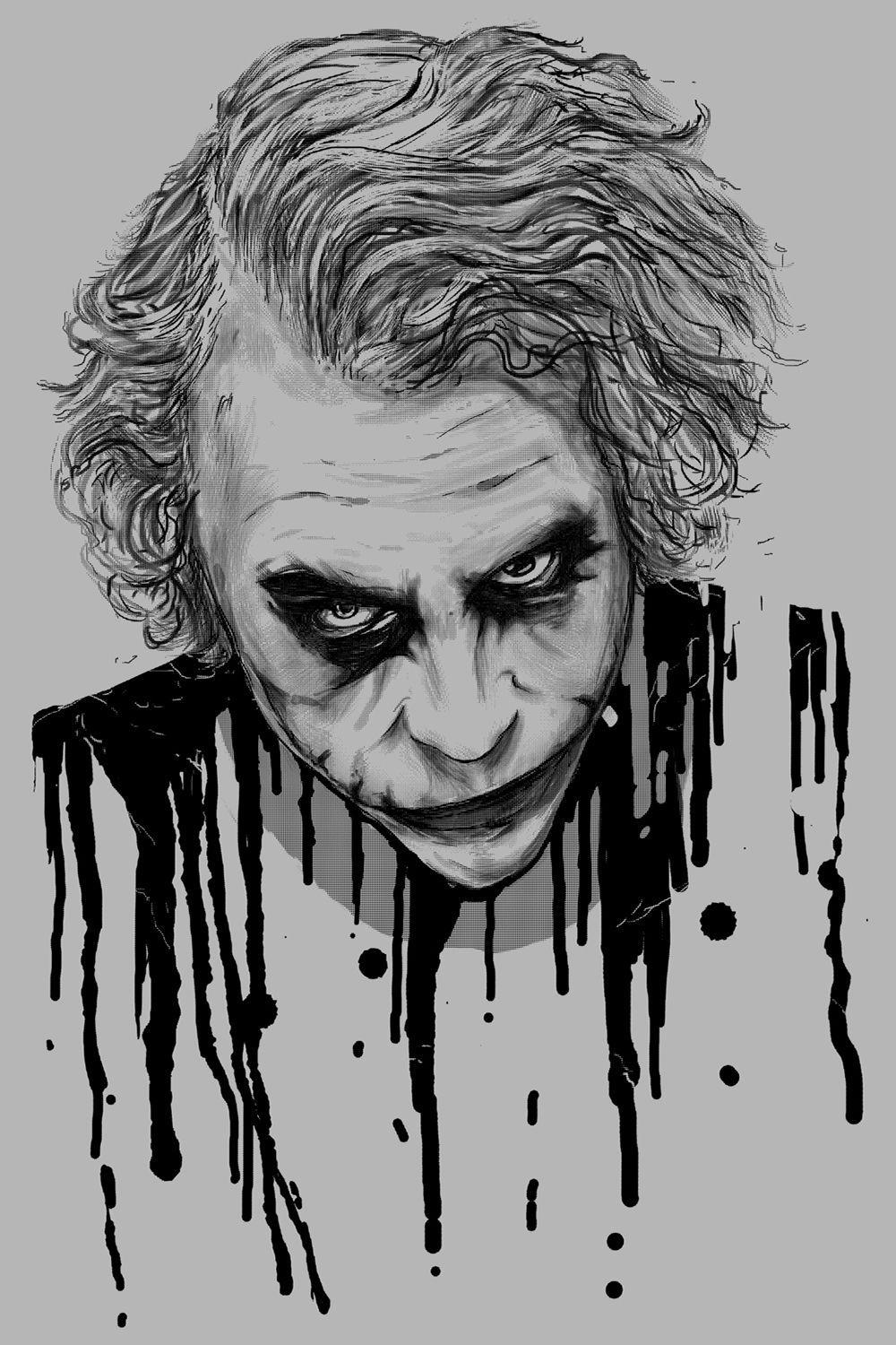 Joker Drawing Wallpapers Top Free Joker Drawing Backgrounds