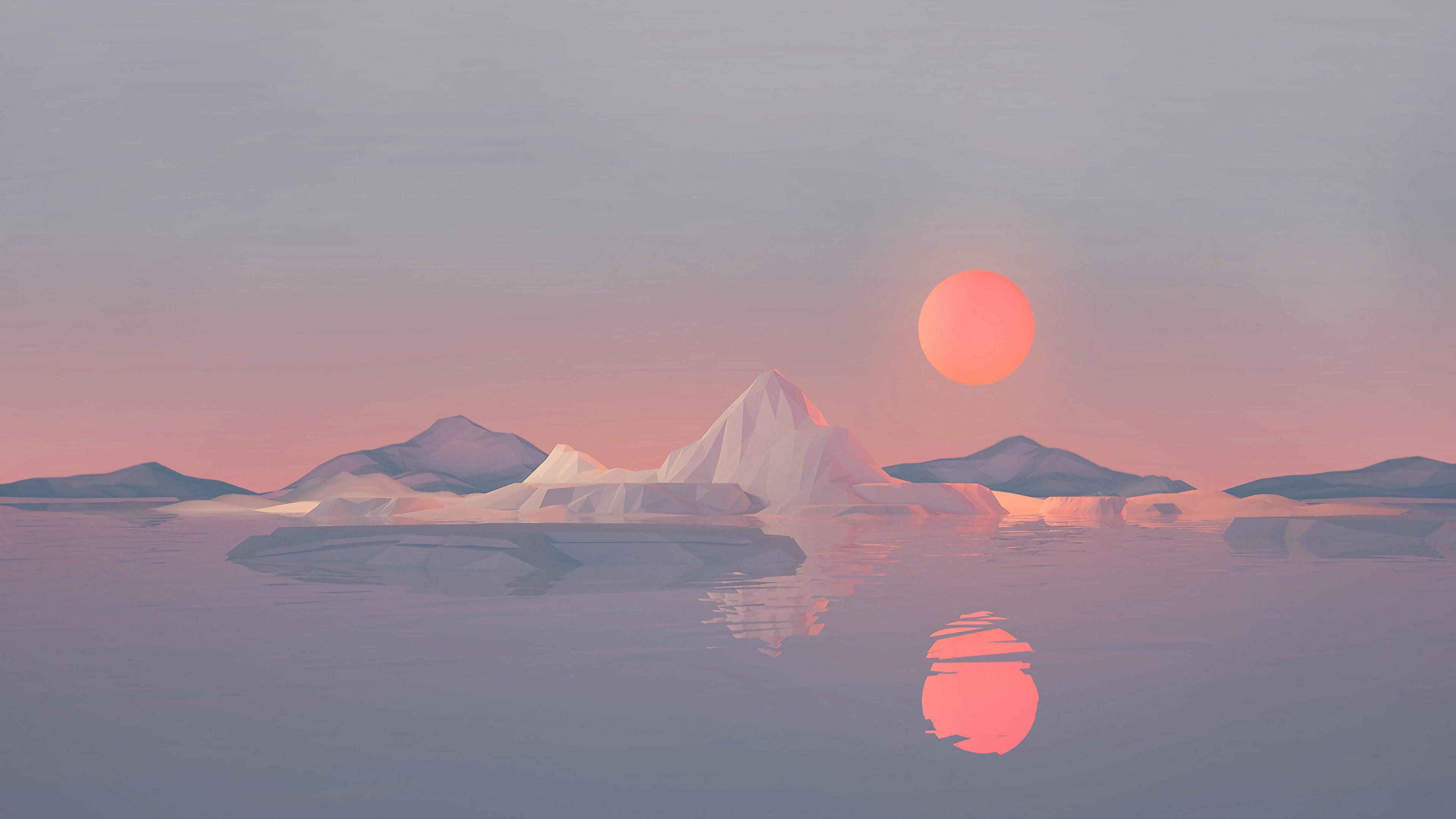 Minimalist Sunset Wallpapers Top Free Minimalist Sunset Backgrounds