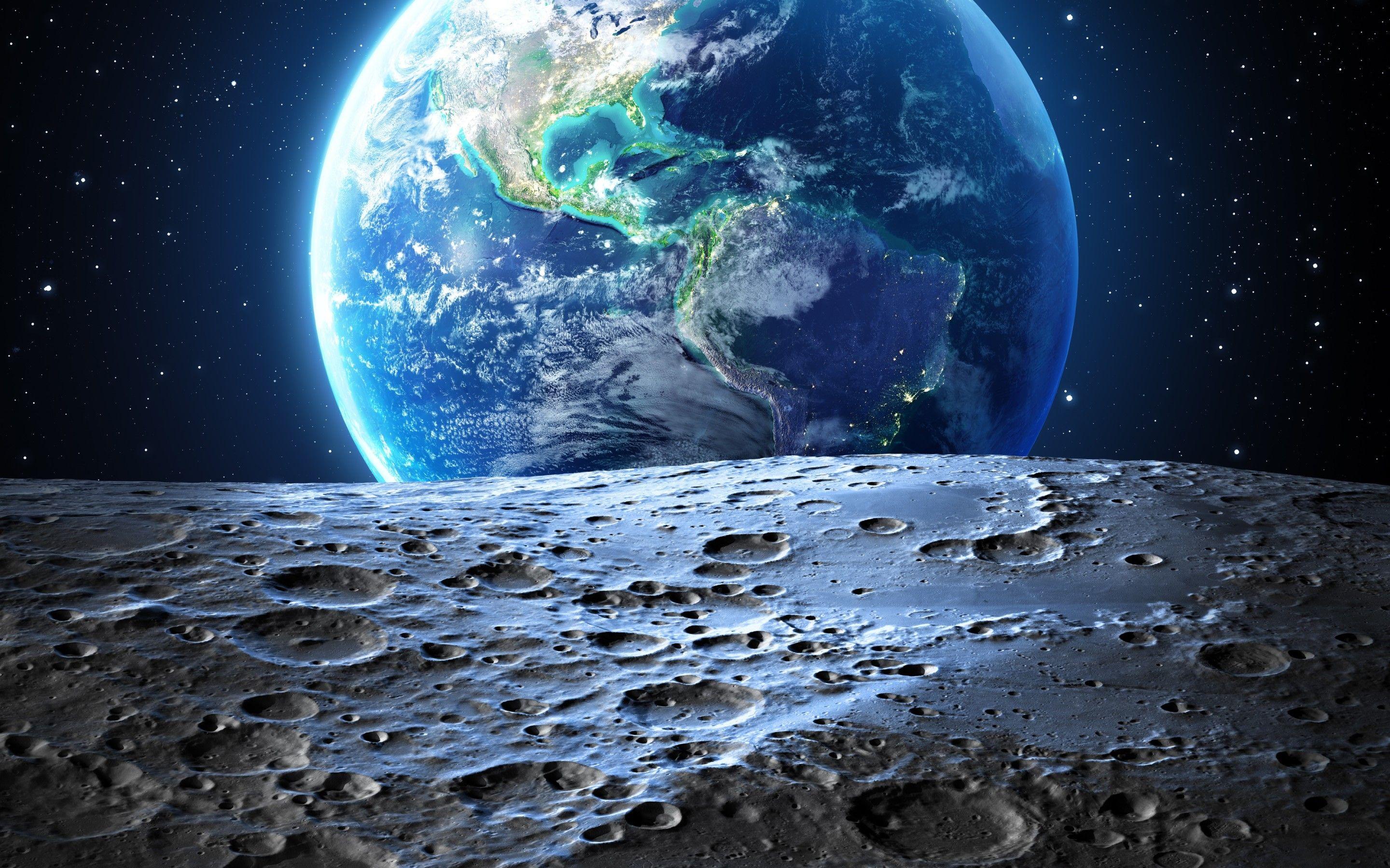 Earth From Moon Wallpapers Top Free Earth From Moon Backgrounds
