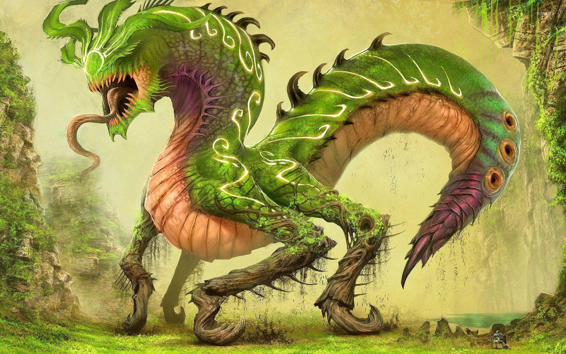 Cool Green Dragon Wallpapers Top Free Cool Green Dragon Backgrounds WallpaperAccess