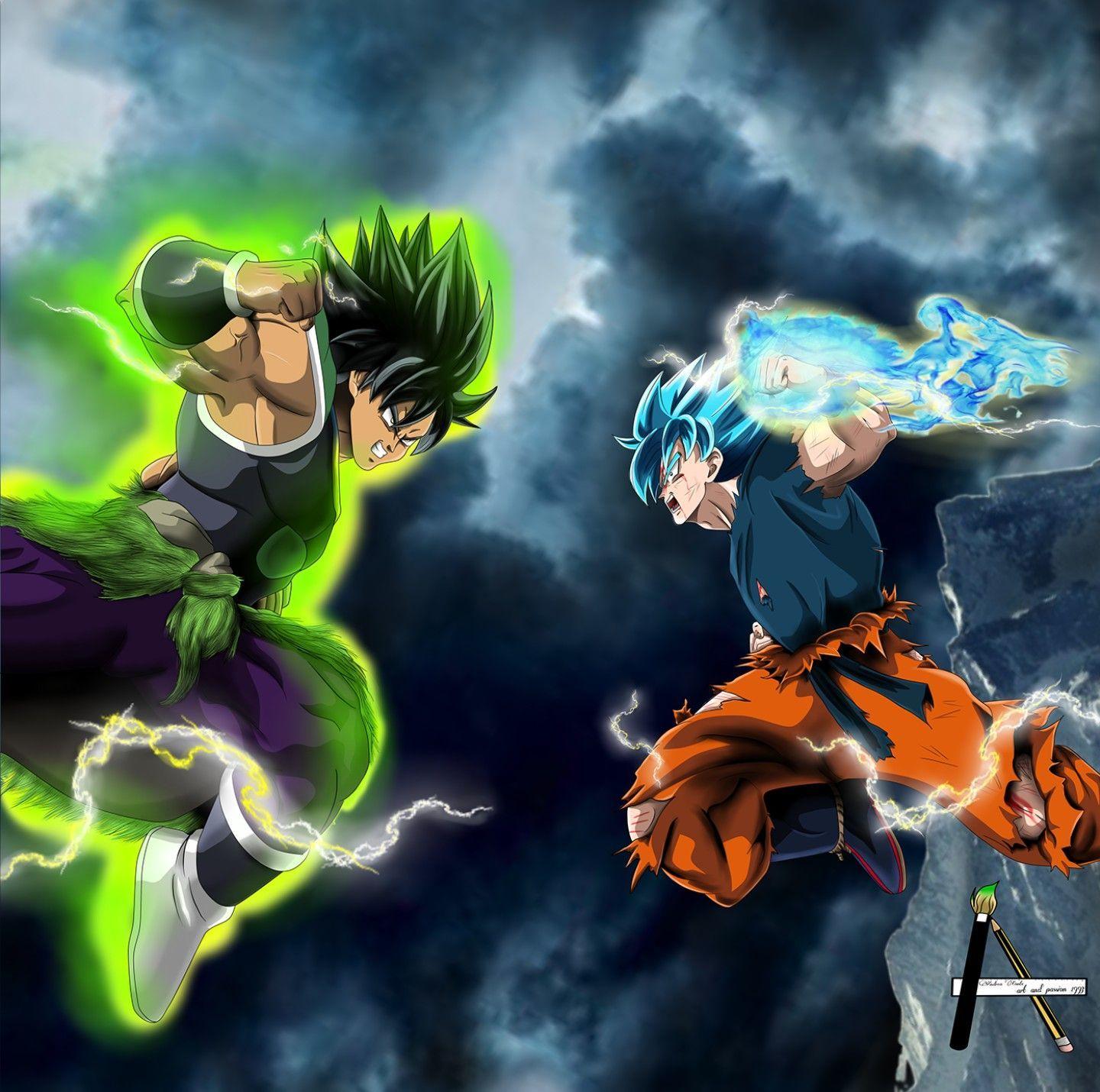 Goku vs Broly Wallpapers Top Free Goku vs Broly Backgrounds