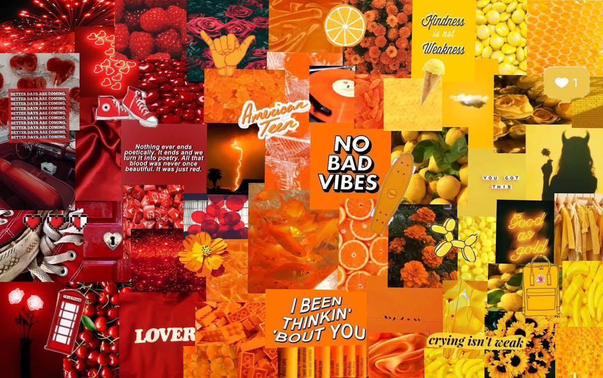 Orange Aesthetic Laptop Wallpapers Top Free Orange Aesthetic Laptop