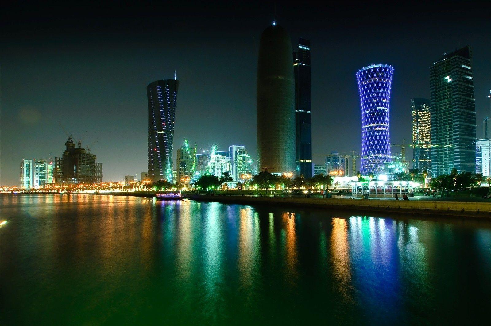 Qatar Skyline Wallpapers Top Free Qatar Skyline Backgrounds