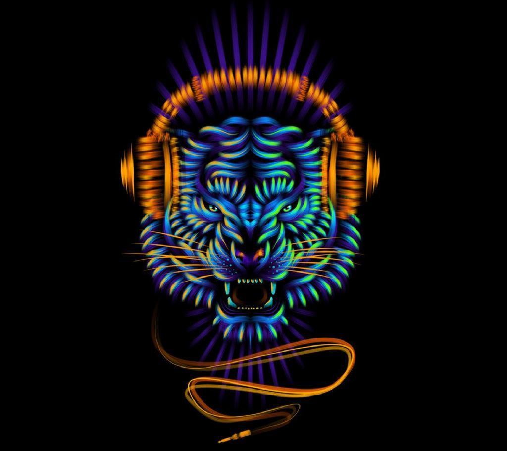 Trippy Tiger Wallpapers Top Free Trippy Tiger Backgrounds