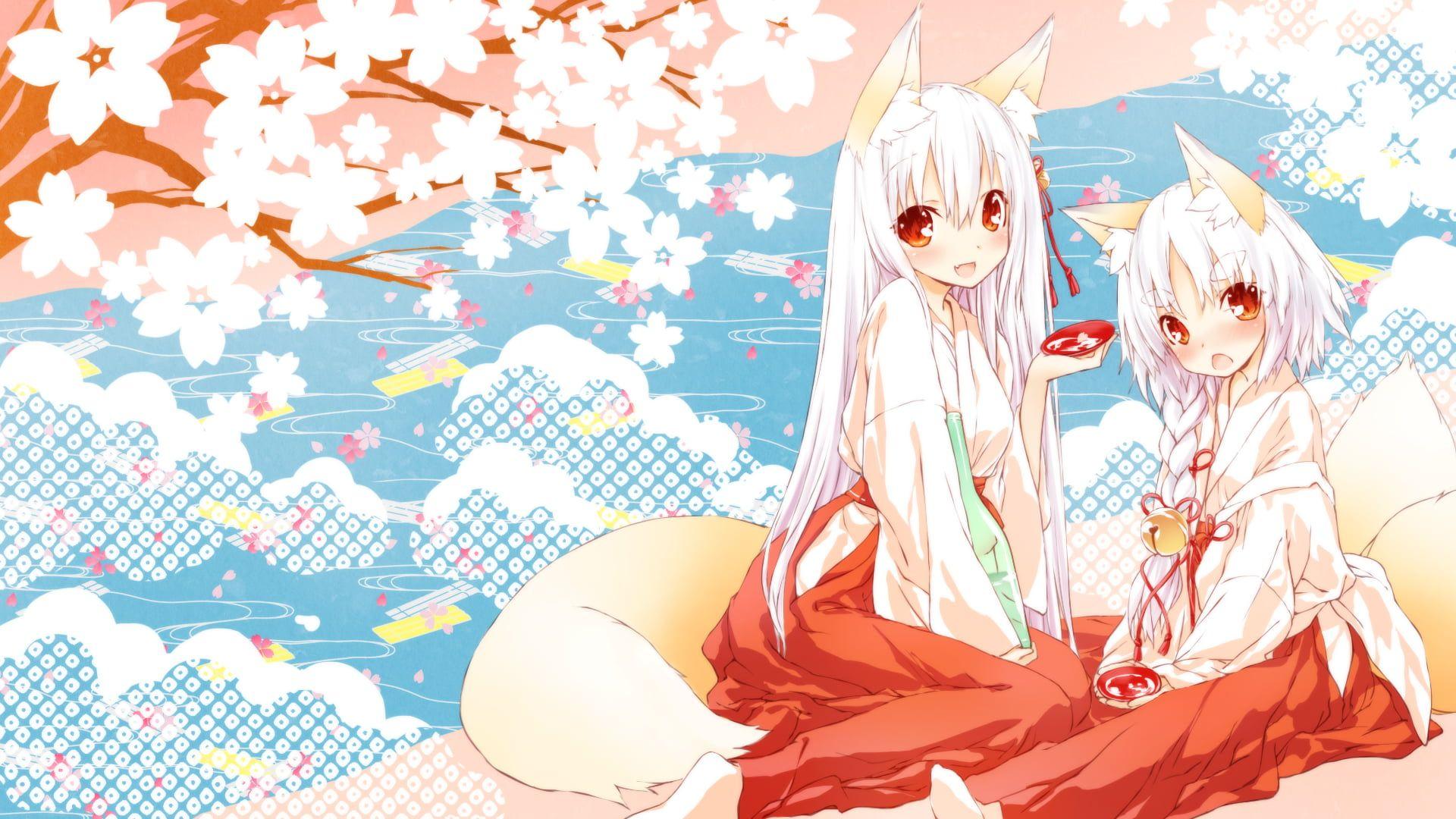 Anime Fox Girl Wallpapers Top Free Anime Fox Girl Backgrounds