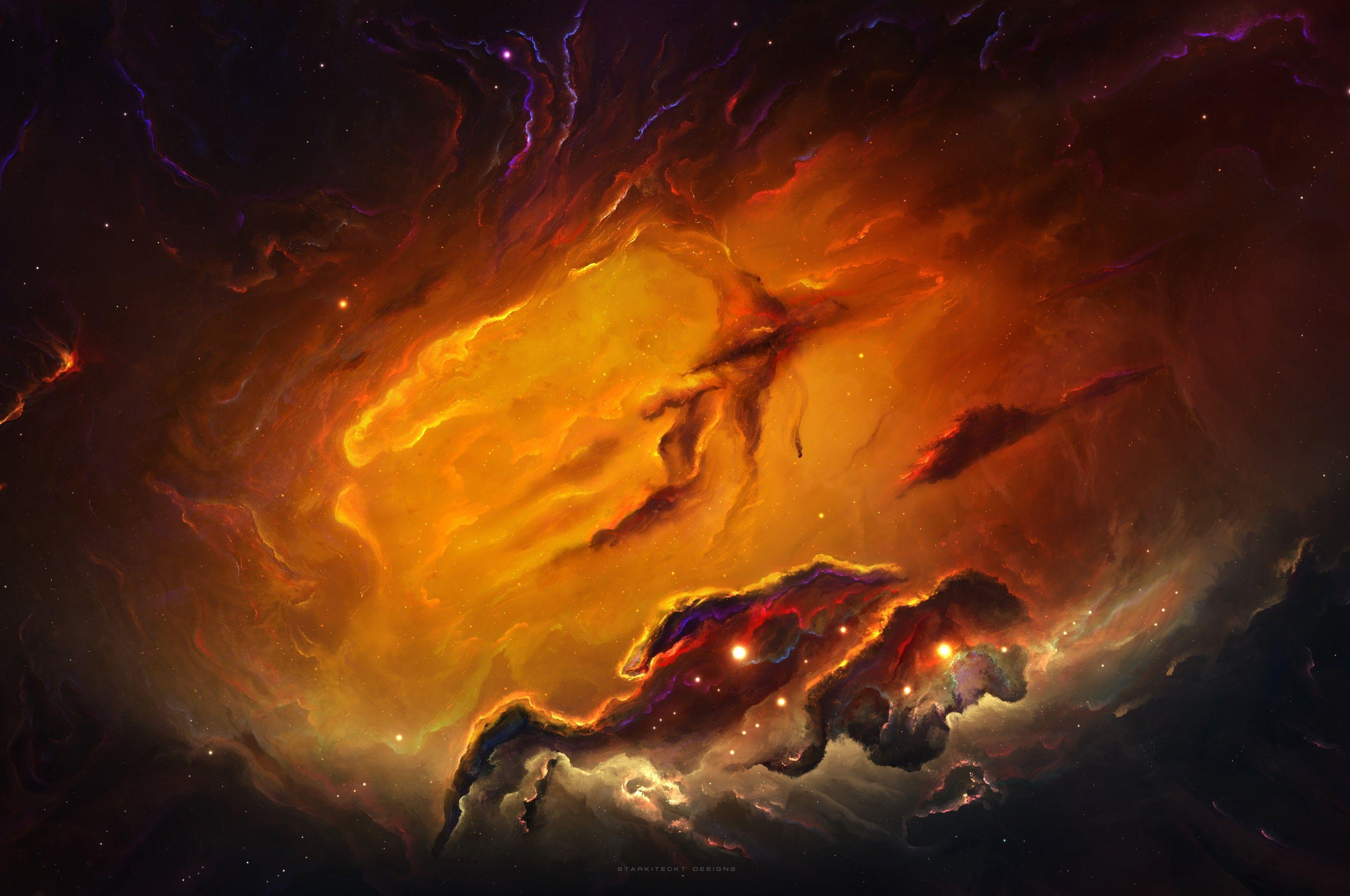 Orange Galaxy Wallpapers Top Free Orange Galaxy Backgrounds