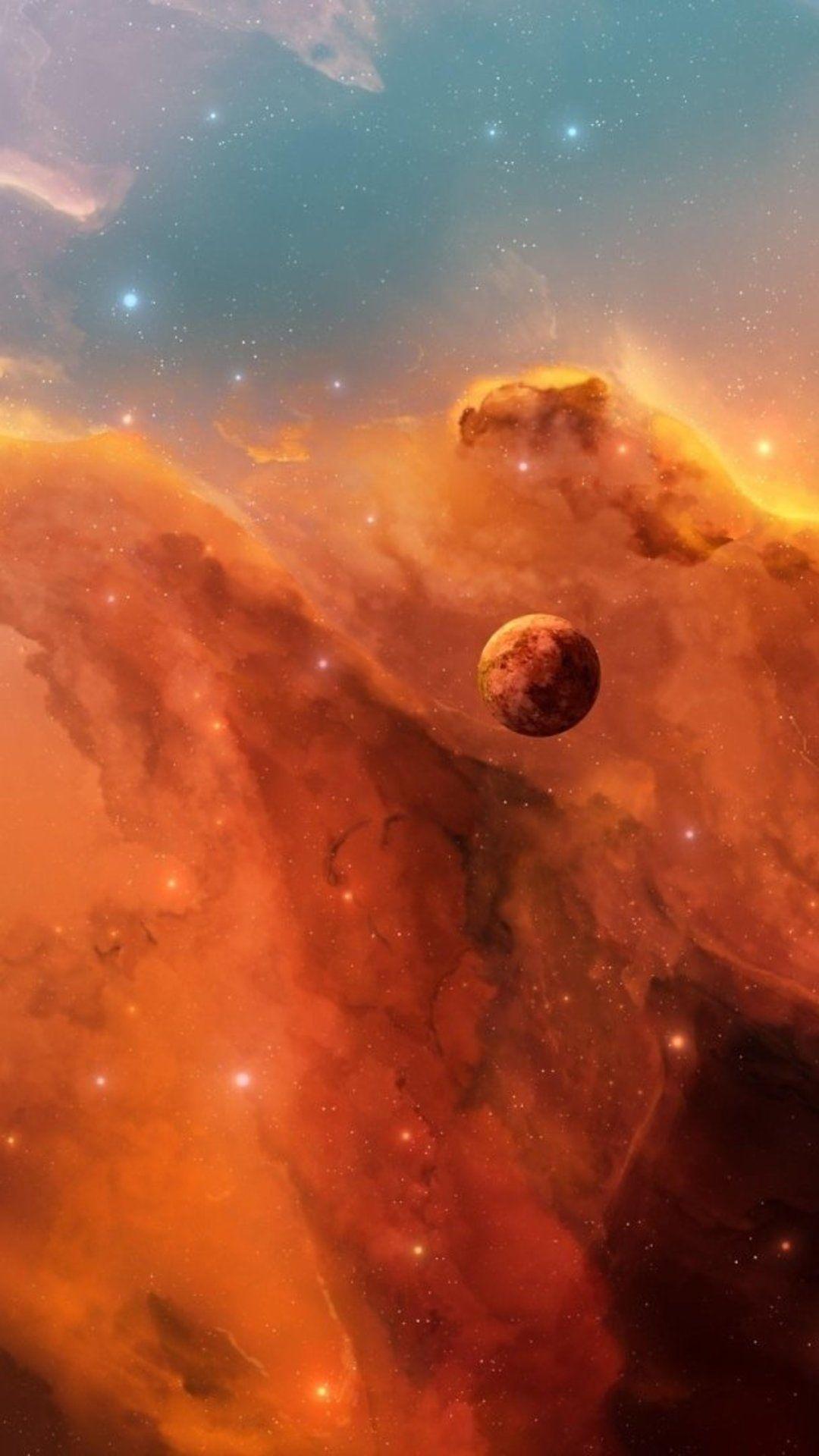 Orange Galaxy Wallpapers Top Free Orange Galaxy Backgrounds