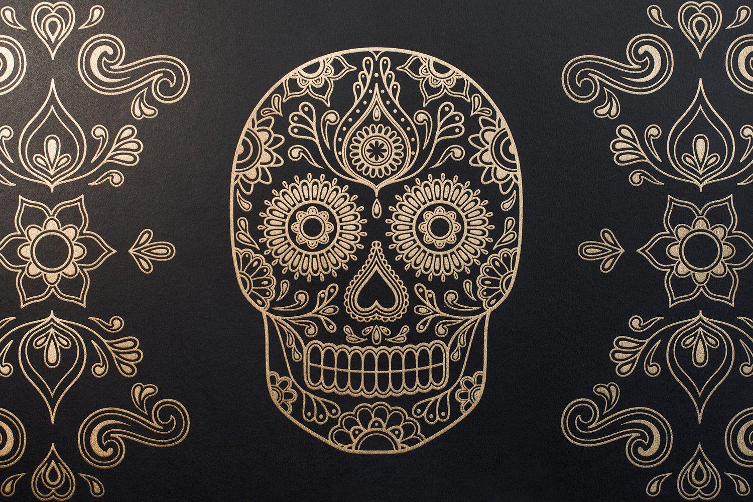 Skull Pattern Wallpapers Top Free Skull Pattern Backgrounds