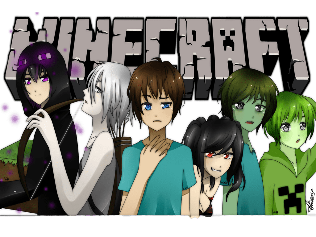 Anime Minecraft Wallpapers Top Free Anime Minecraft Backgrounds(04)