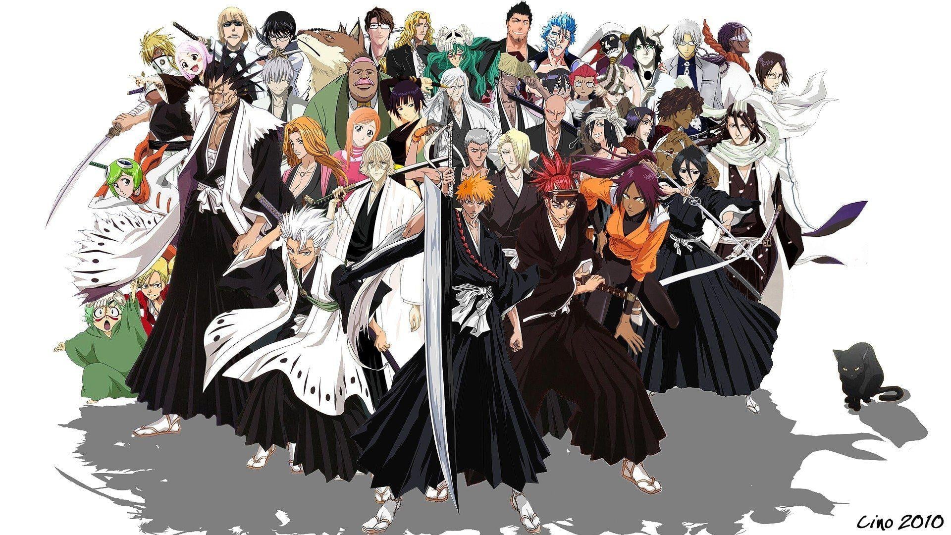 Bleach Characters Captains And Lieutenants