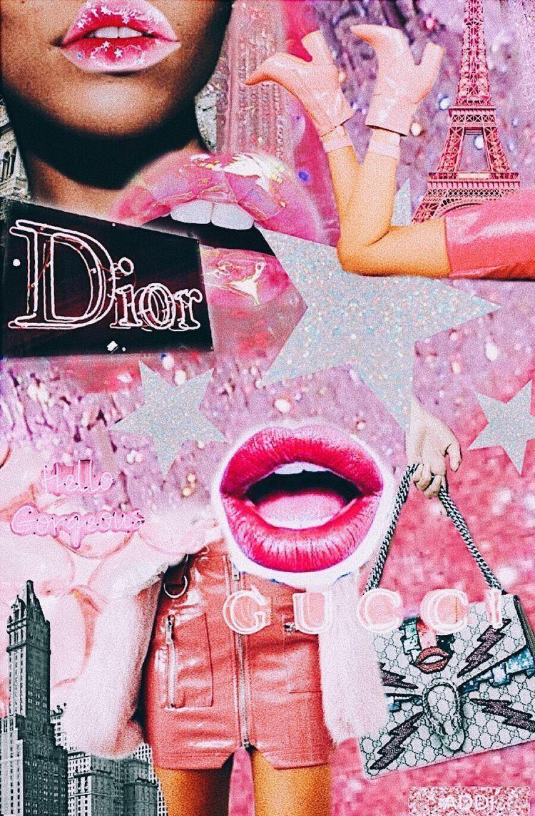 Boujee Pink Baddie Aesthetic Wallpaper Collage Mundo Anime
