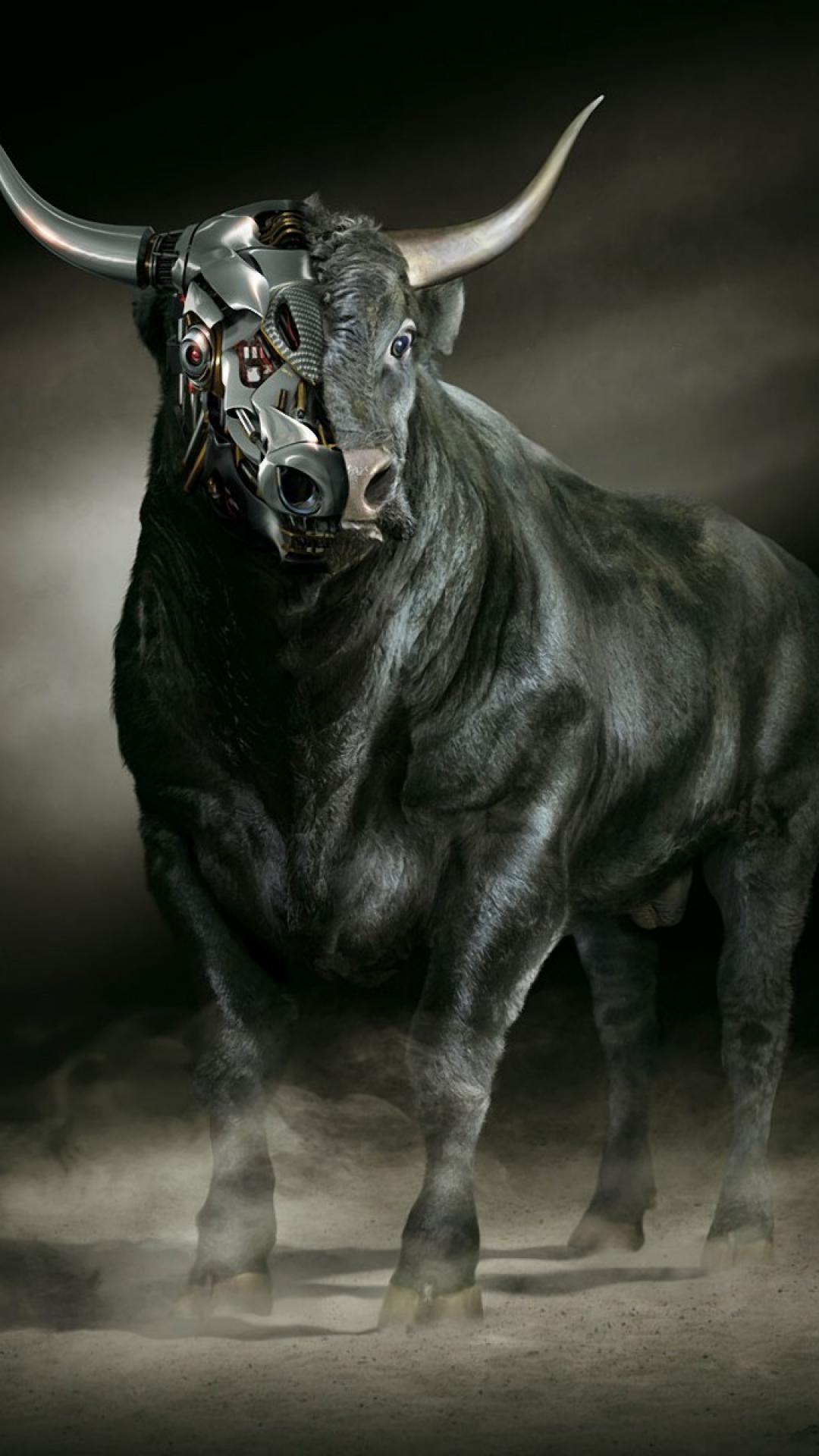 Bull iPhone Wallpapers Top Free Bull iPhone Backgrounds WallpaperAccess