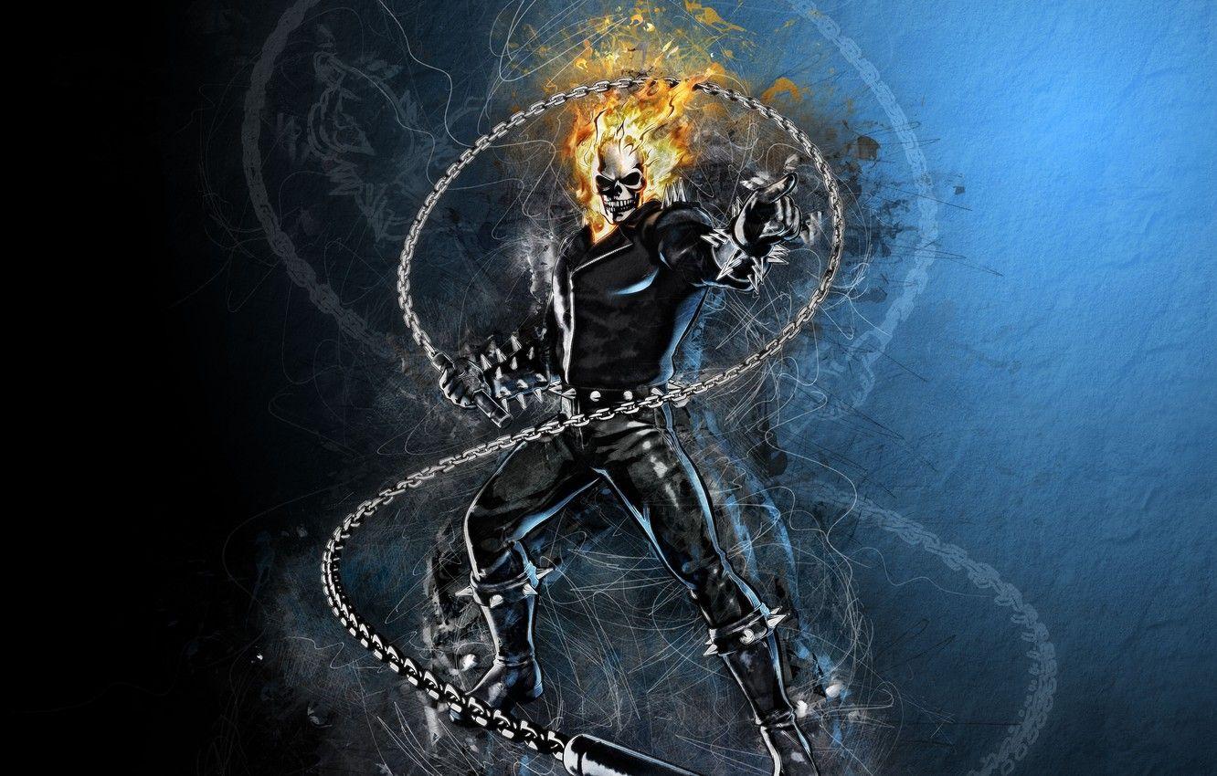 Blue Ghost Rider Wallpapers Top Free Blue Ghost Rider Backgrounds