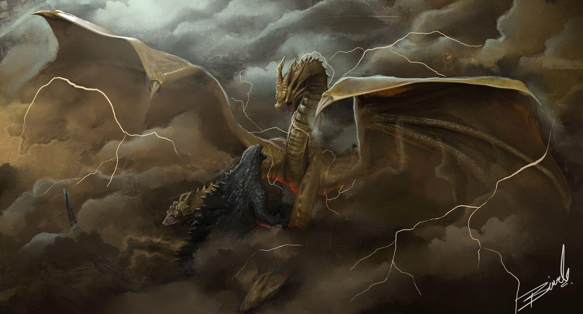 Godzilla Vs. King Ghidorah Wallpapers Top Free Godzilla Vs. King