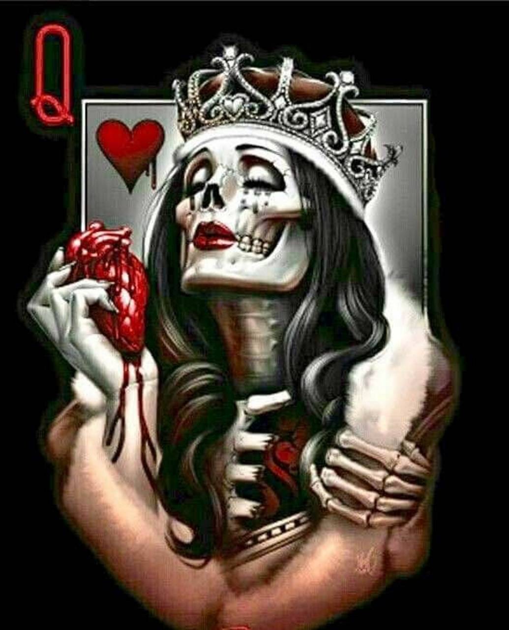 Queen Skull Wallpapers Top Free Queen Skull Backgrounds WallpaperAccess