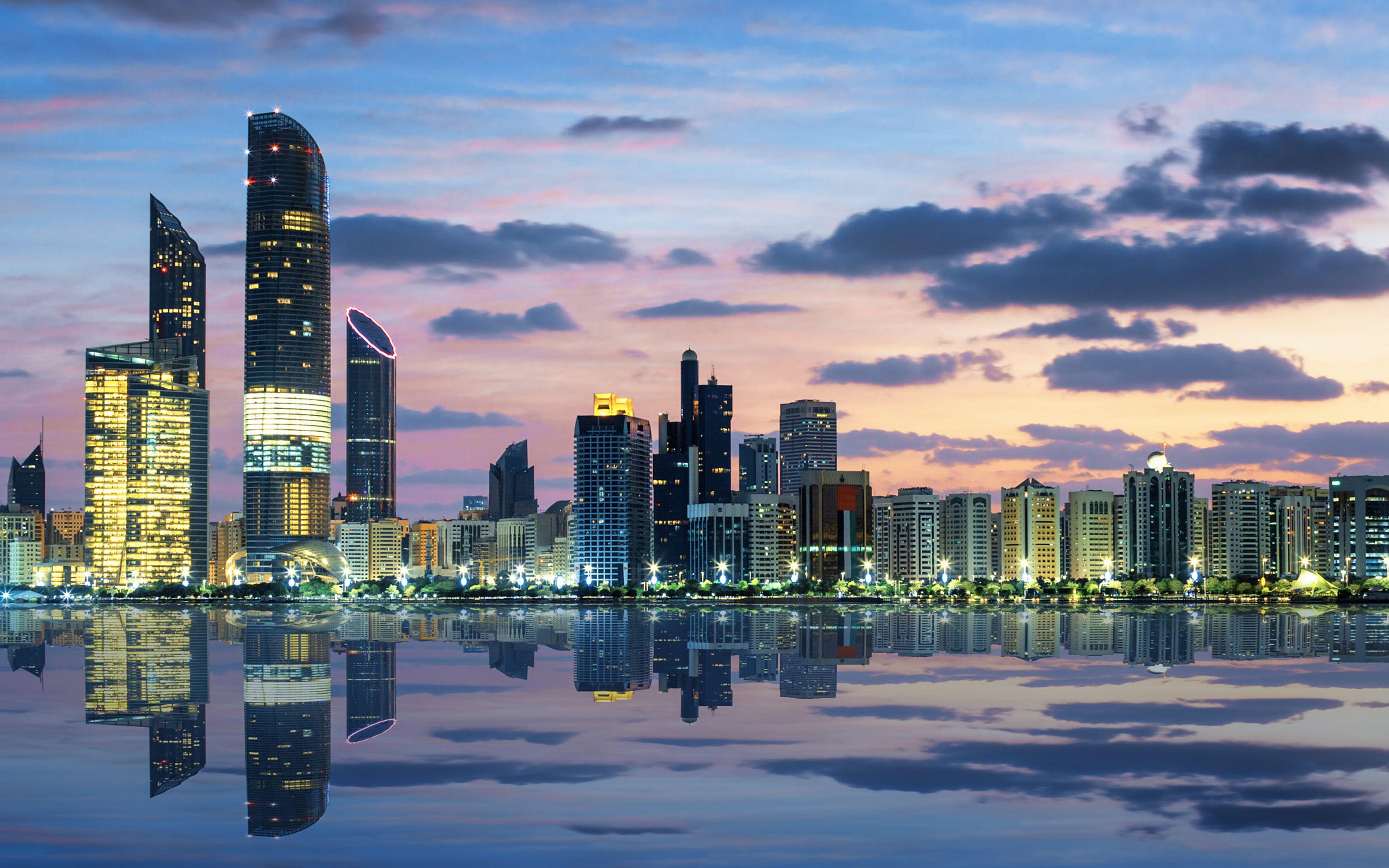 Abu Dhabi Skyline Wallpapers Top Free Abu Dhabi Skyline Backgrounds WallpaperAccess