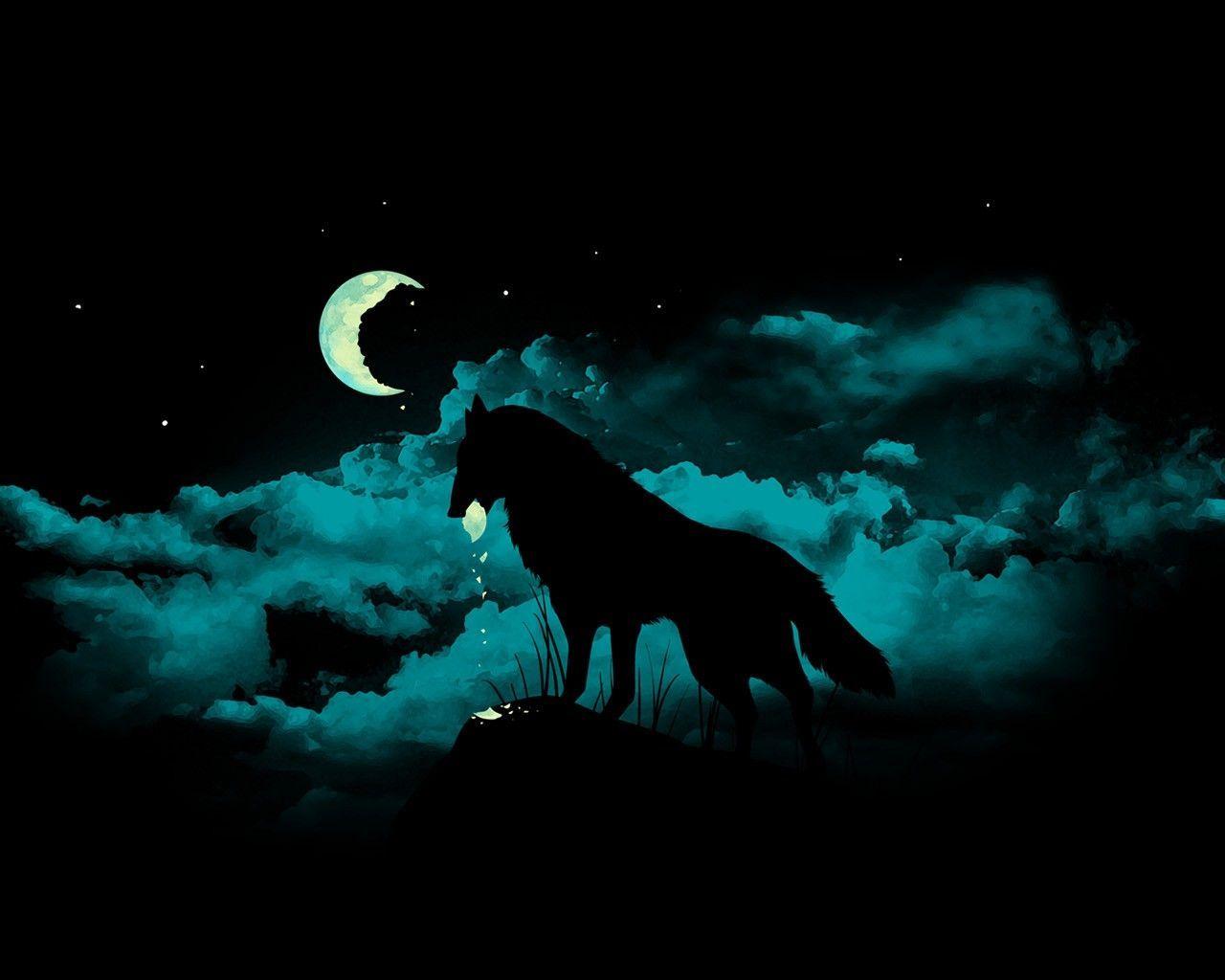 Blue Moon and Wolf Wallpapers Top Free Blue Moon and Wolf Backgrounds