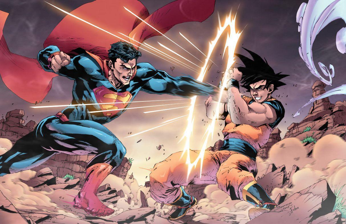 Goku Vs Superman Wallpapers Top Free Goku Vs Superman Backgrounds