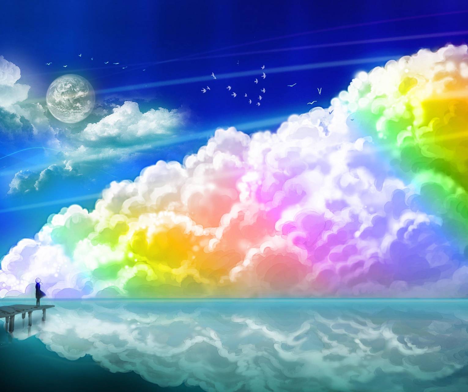 Rainbow Cloud Wallpapers Top Free Rainbow Cloud Backgrounds