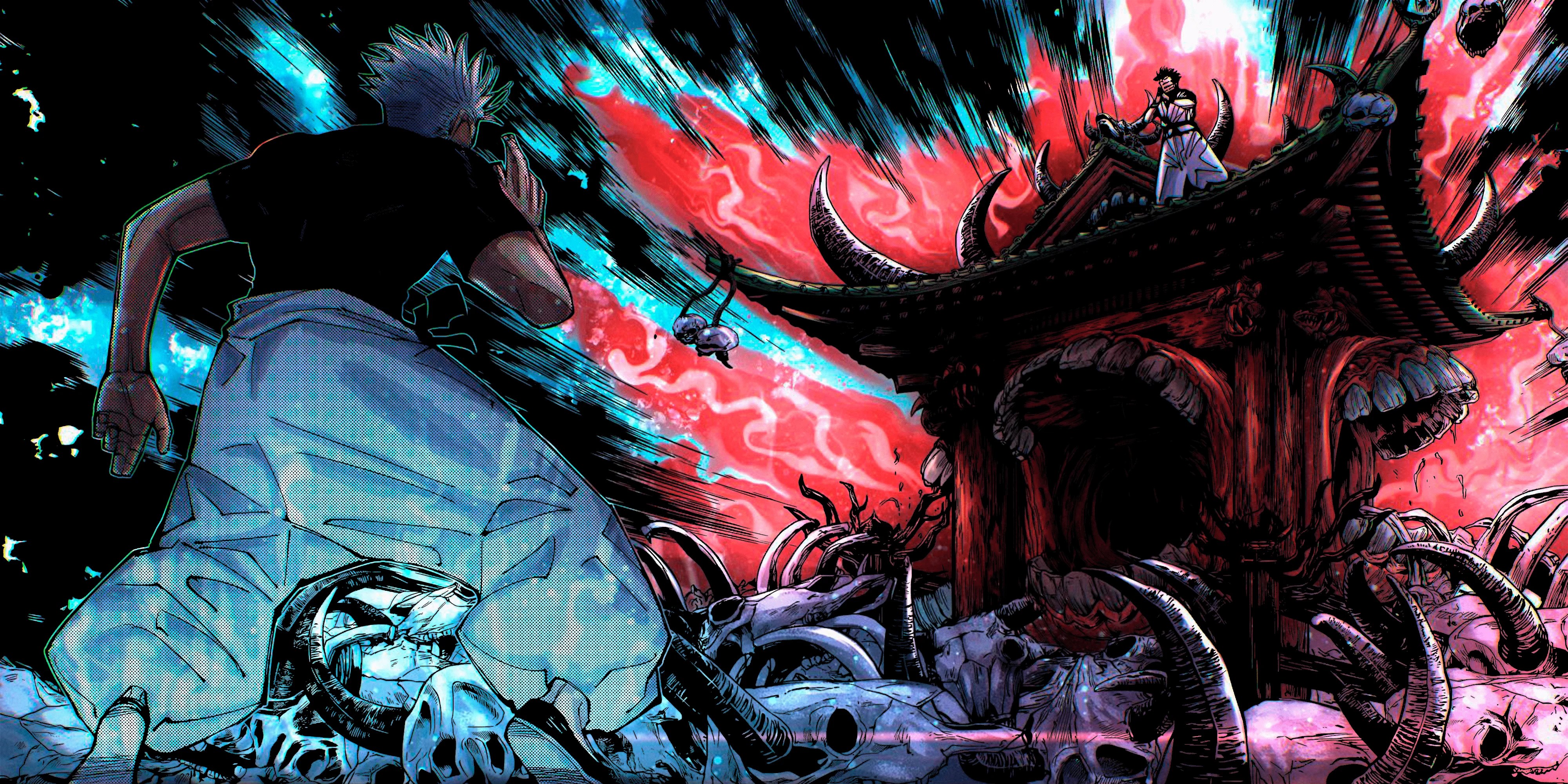 Gojo and Sukuna Domain Clash Wallpapers Top Free Gojo and Sukuna