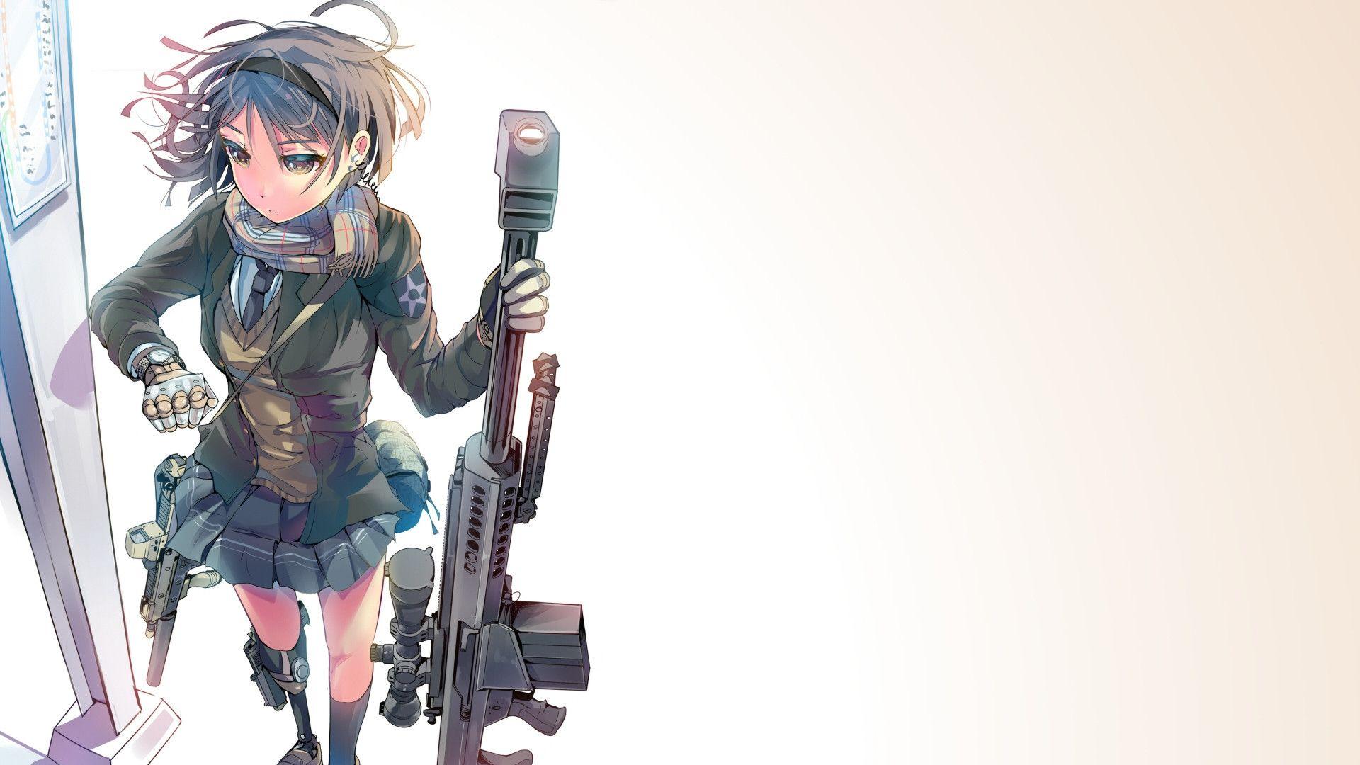 Anime Gun Wallpapers Top Free Anime Gun Backgrounds WallpaperAccess
