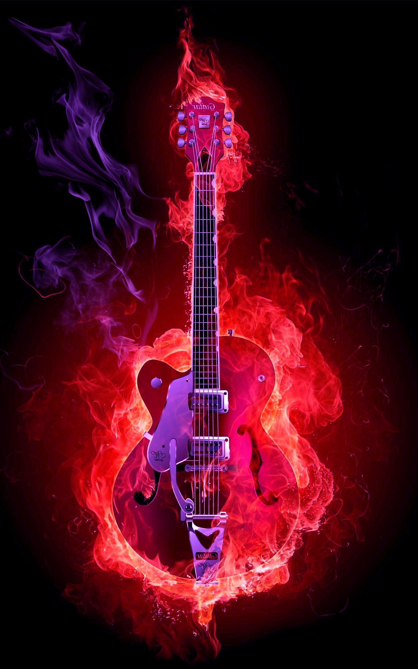 Red Guitar Wallpapers Top Free Red Guitar Backgrounds WallpaperAccess