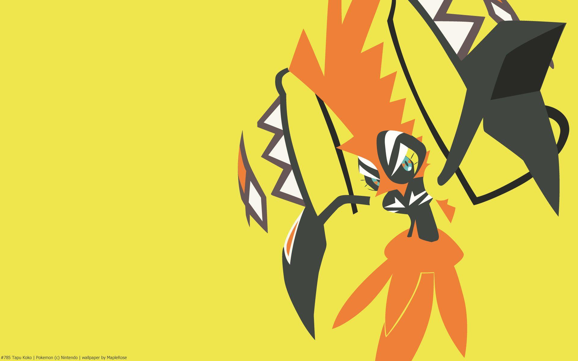 Tapu Koko Wallpapers Top Free Tapu Koko Backgrounds WallpaperAccess