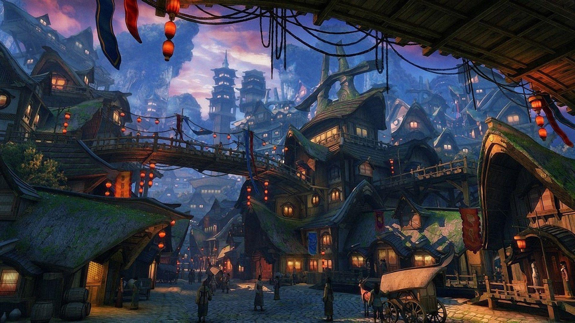 Fantasy Village Wallpapers Top Free Fantasy Village Backgrounds