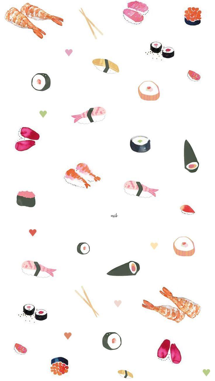 Cute Sushi Wallpapers Top Free Cute Sushi Backgrounds WallpaperAccess
