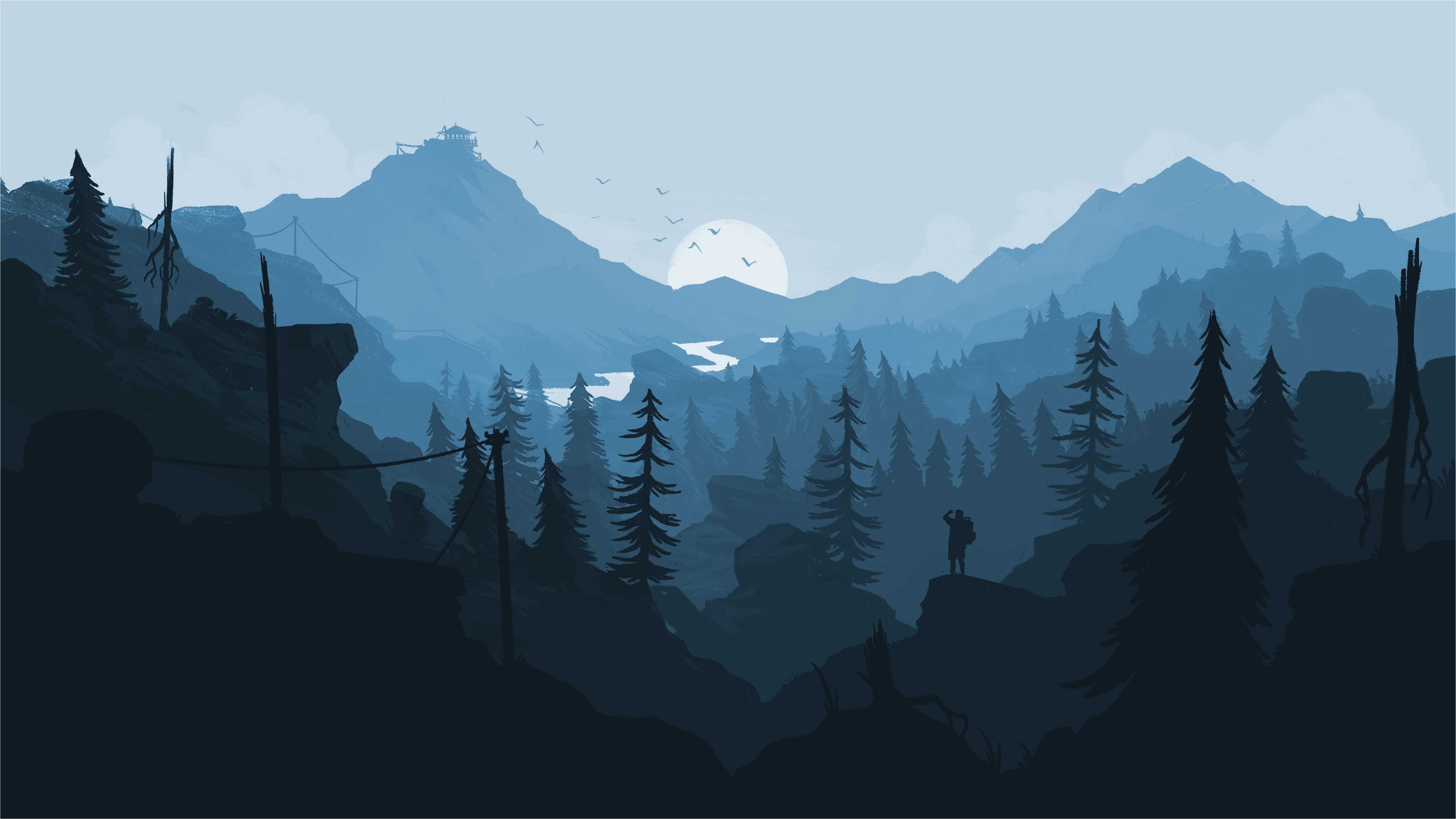 4k Firewatch Wallpapers Top Free 4k Firewatch Backgrounds