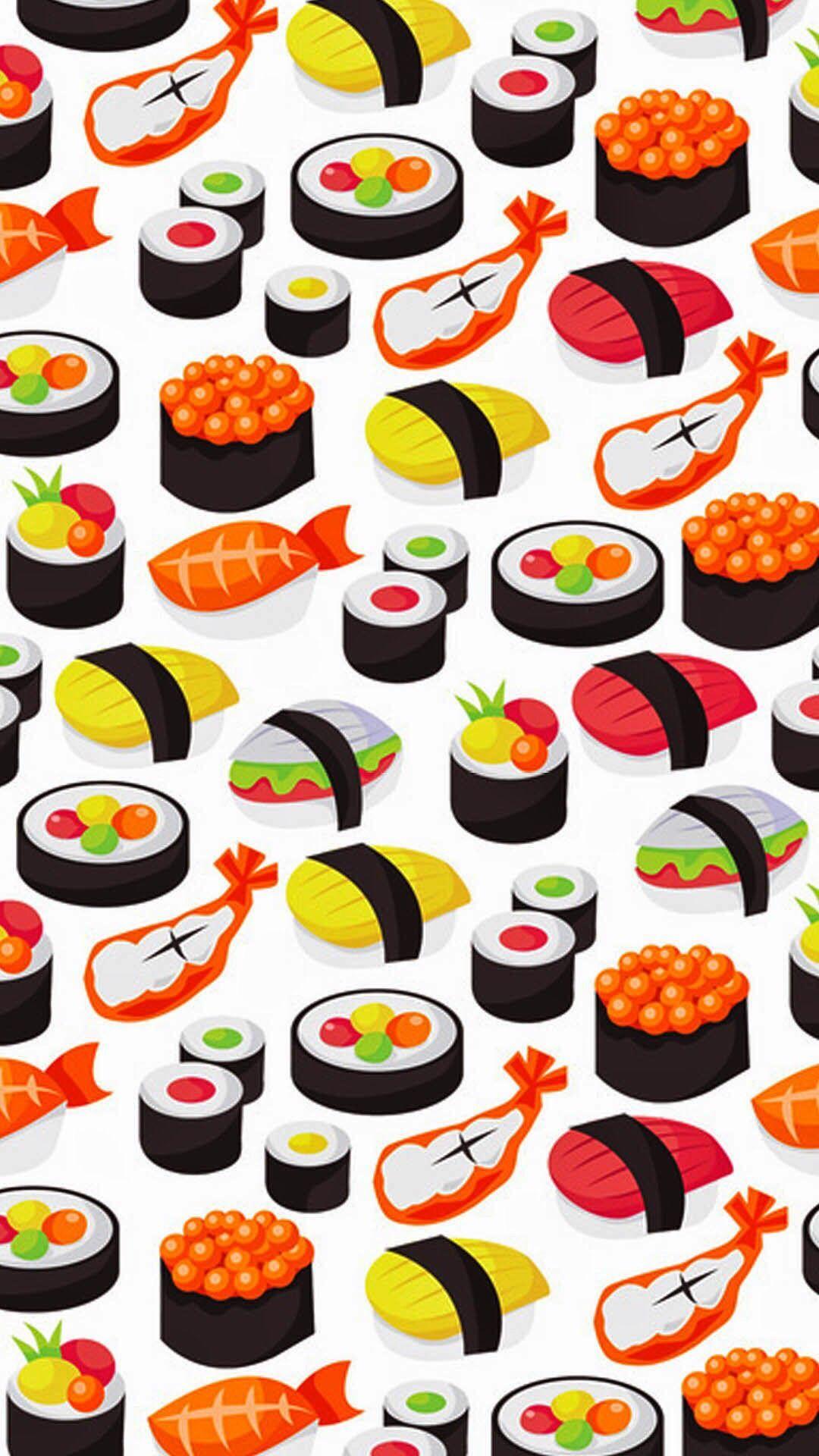 Cute Sushi Wallpapers Top Free Cute Sushi Backgrounds WallpaperAccess