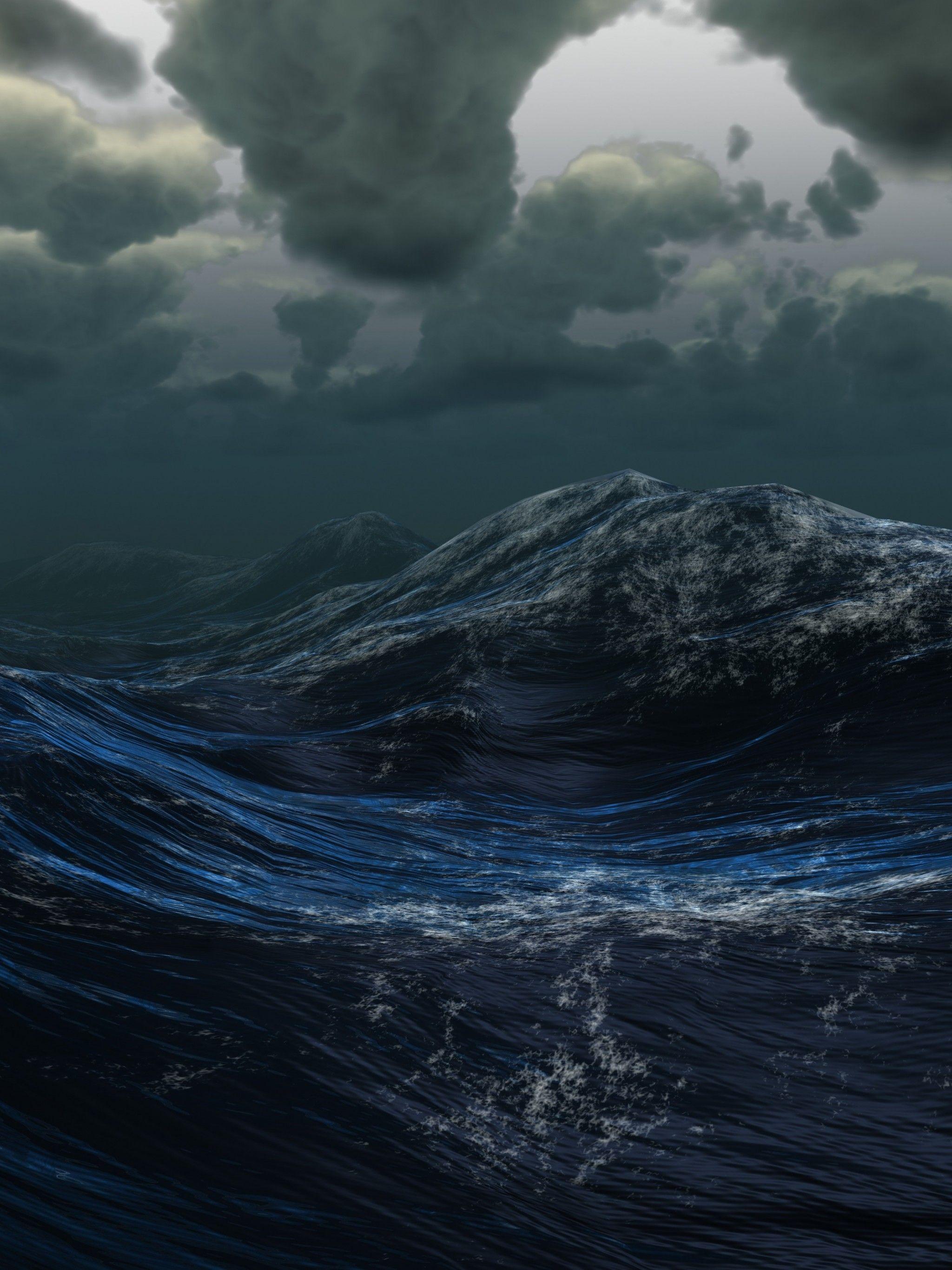 Stormy Ocean Wallpapers Top Free Stormy Ocean Backgrounds WallpaperAccess