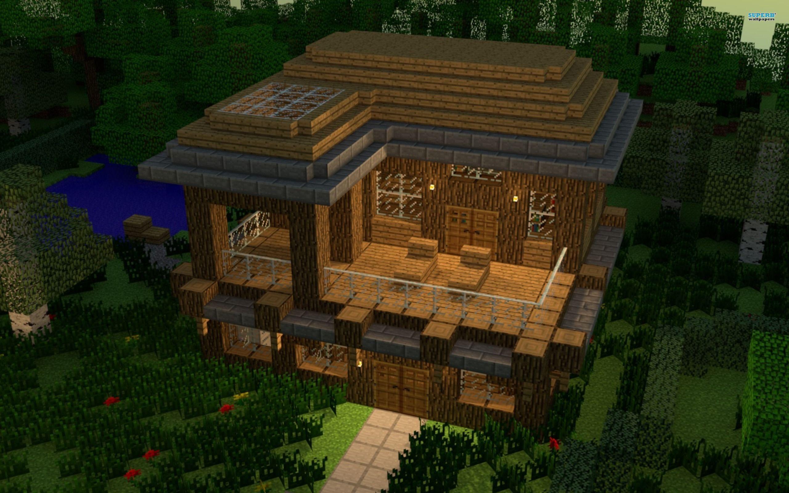 Minecraft House Wallpapers Top Free Minecraft House Backgrounds